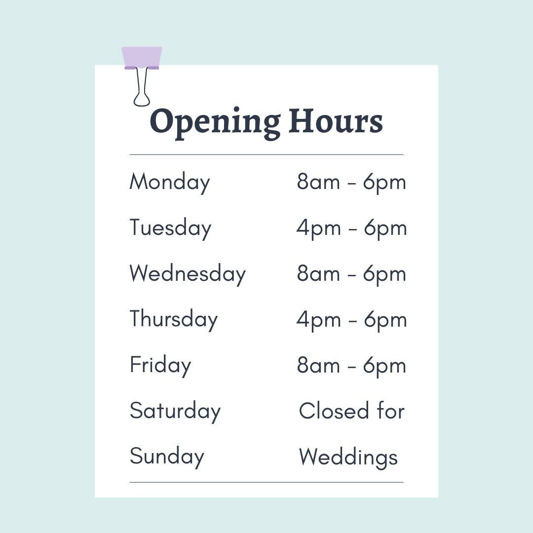 New Seasons bring change to families and businesses alike. Texas Wedding Season is here y'all! We are quite busy this month - and through Christmas - so we are reducing our hours of &quot;in office operation&quot; for the foreseeable future and will 
