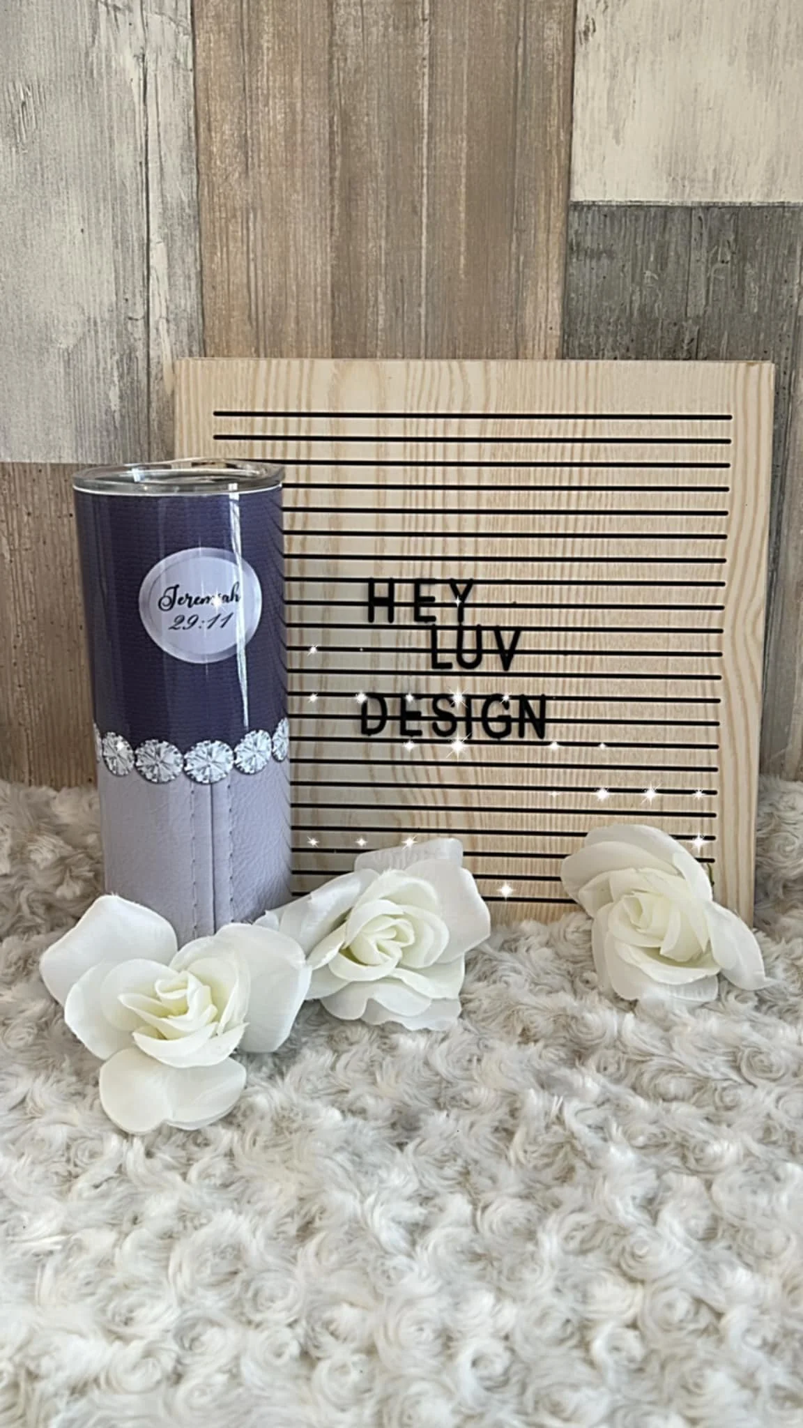 Hope & Purpose (Jer 29:11) Tumbler w/ Lid