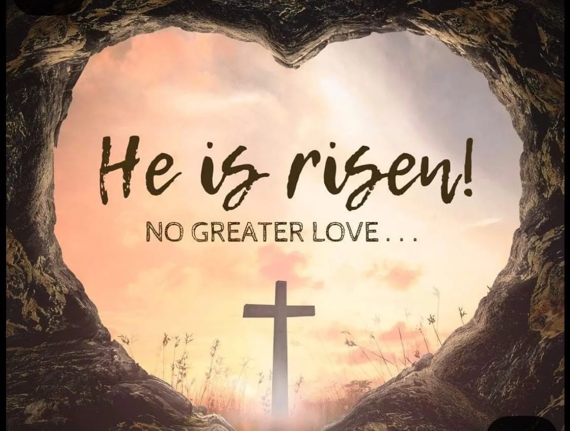 Hey Luv💋 
No Greater Luv
Happy Resurrection Day🤍🤍🤍