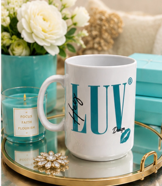 Hey Luv Coffee Mug 11oz.