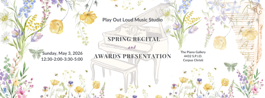 Studio Spring Recitals & Awards Presentations