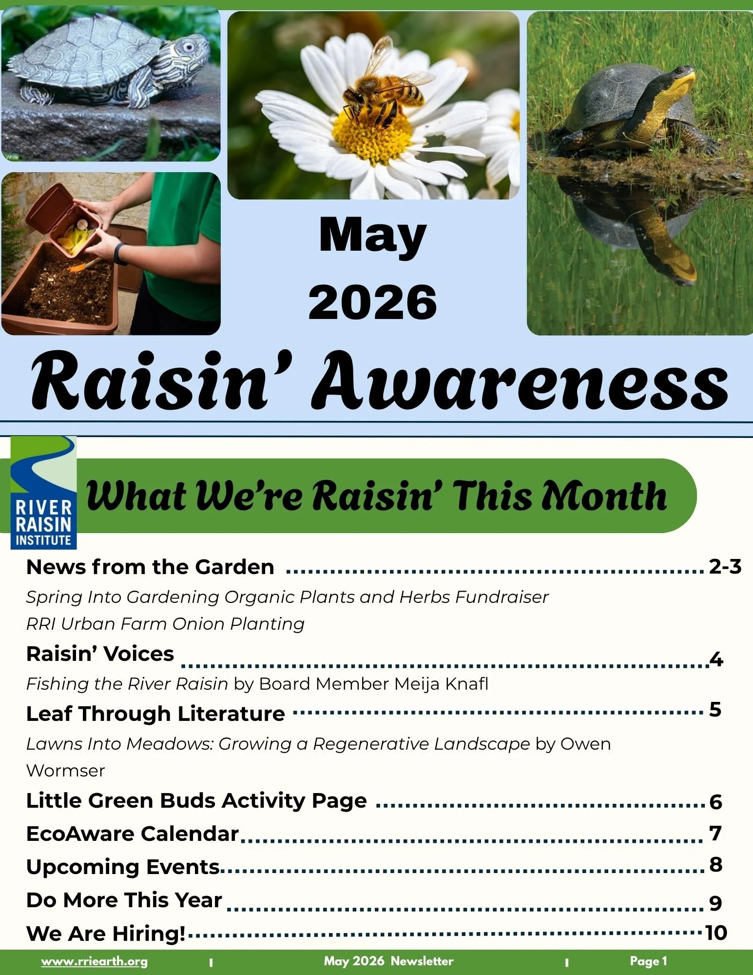 May Current Newsletter Cover