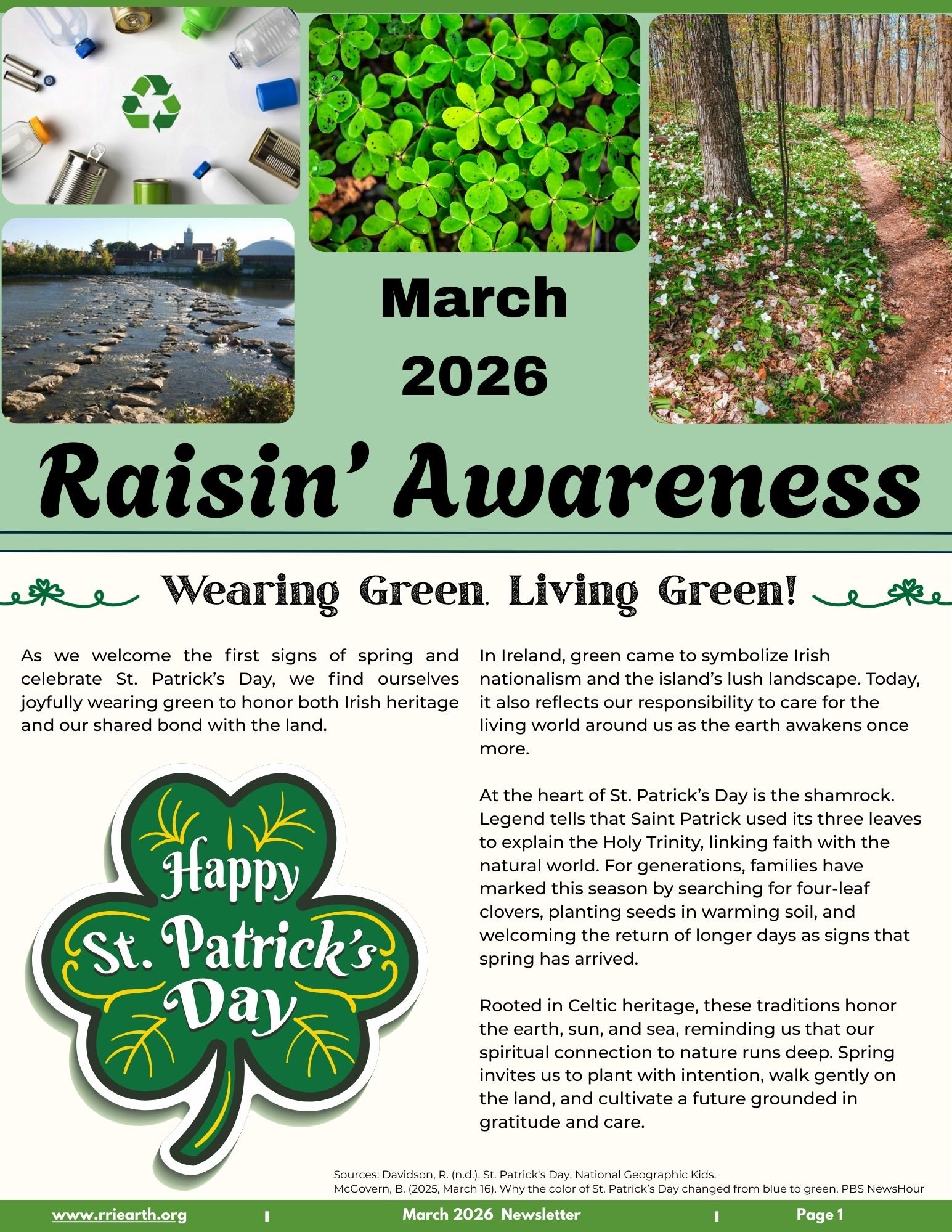 March Current Newsletter Cover