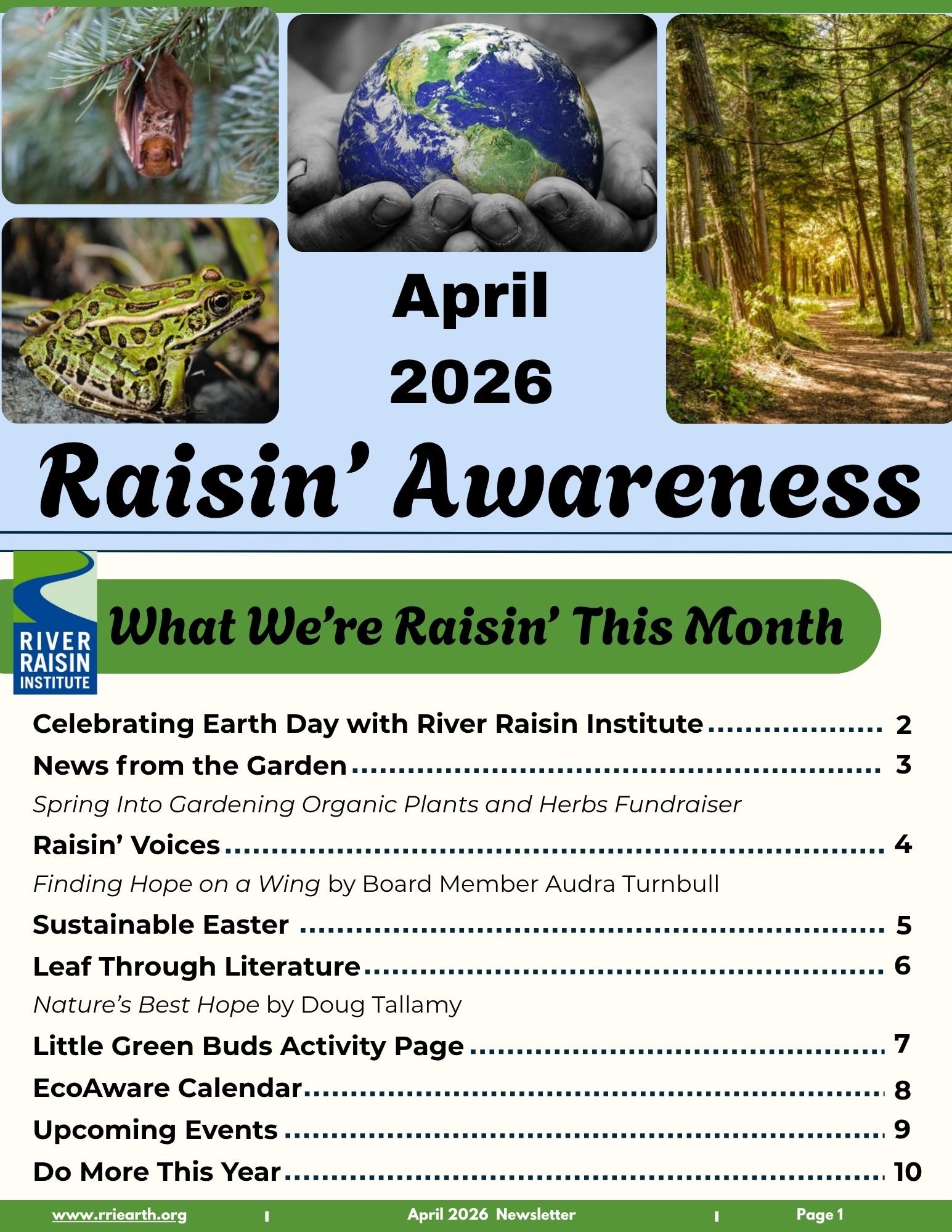 April Current Newsletter Cover