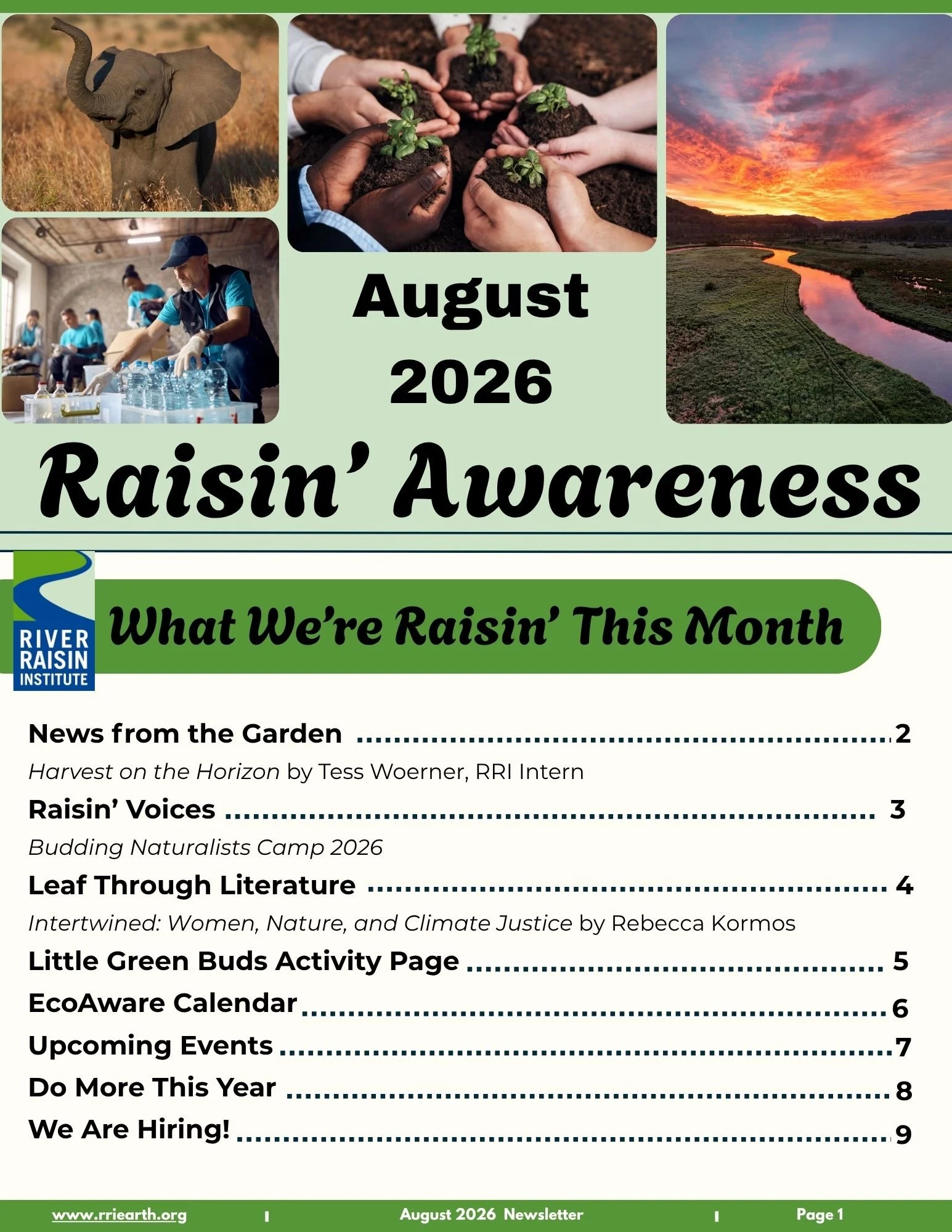 August Current Newsletter Cover