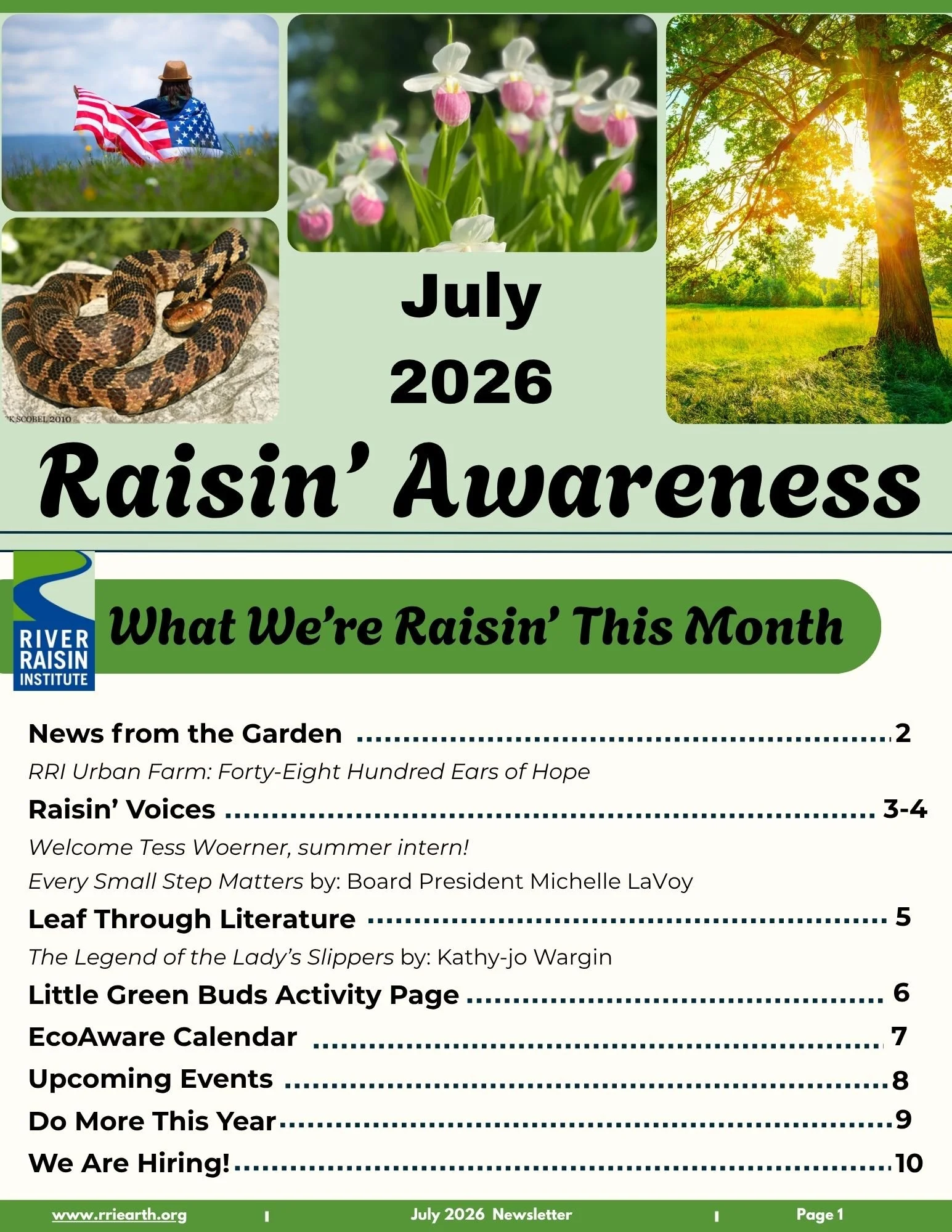 June Current Newsletter Cover