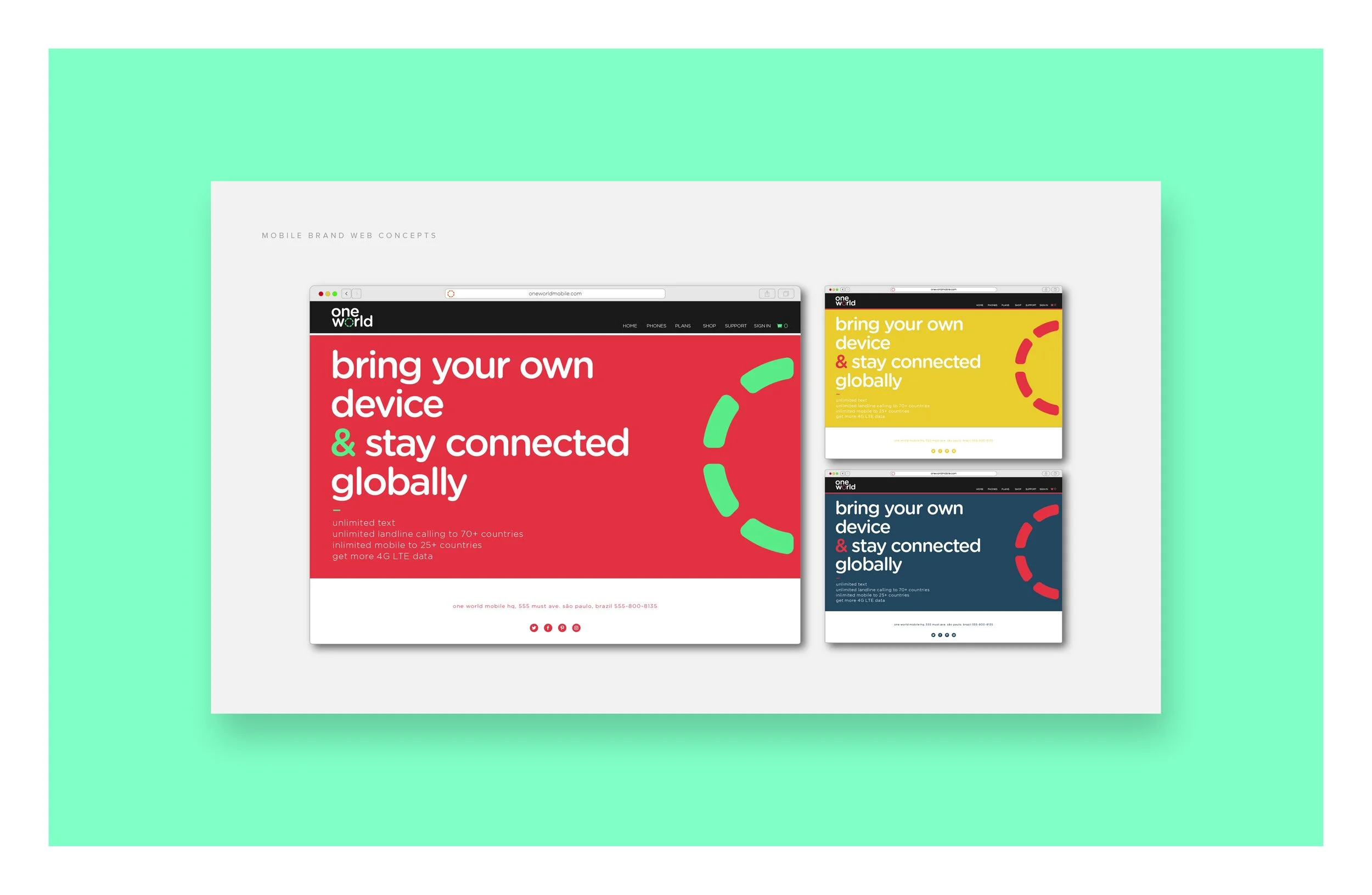 International pre paid network branding exercise