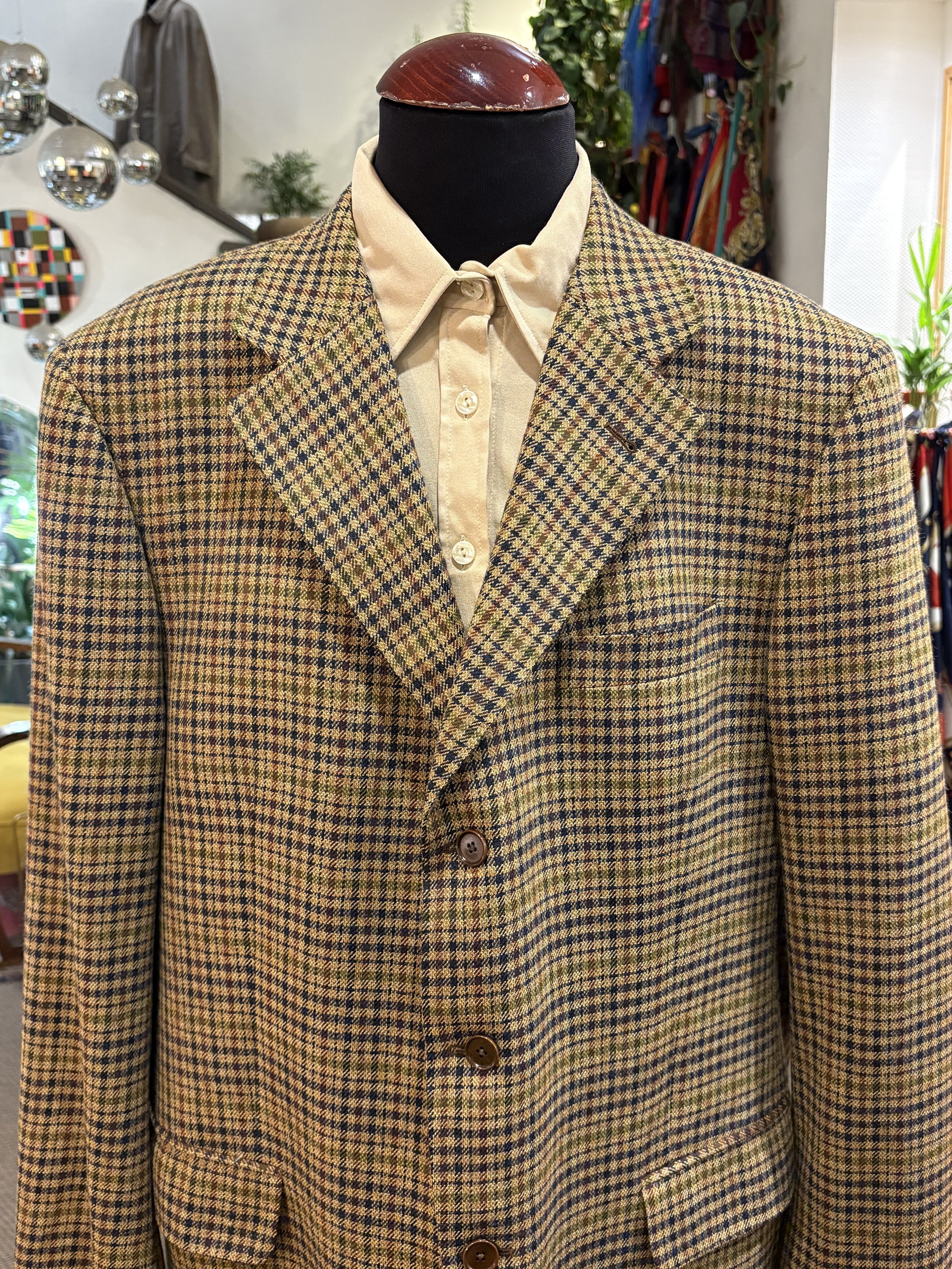 Blazer vintage Burberry de lana virgen de estambre años 2000