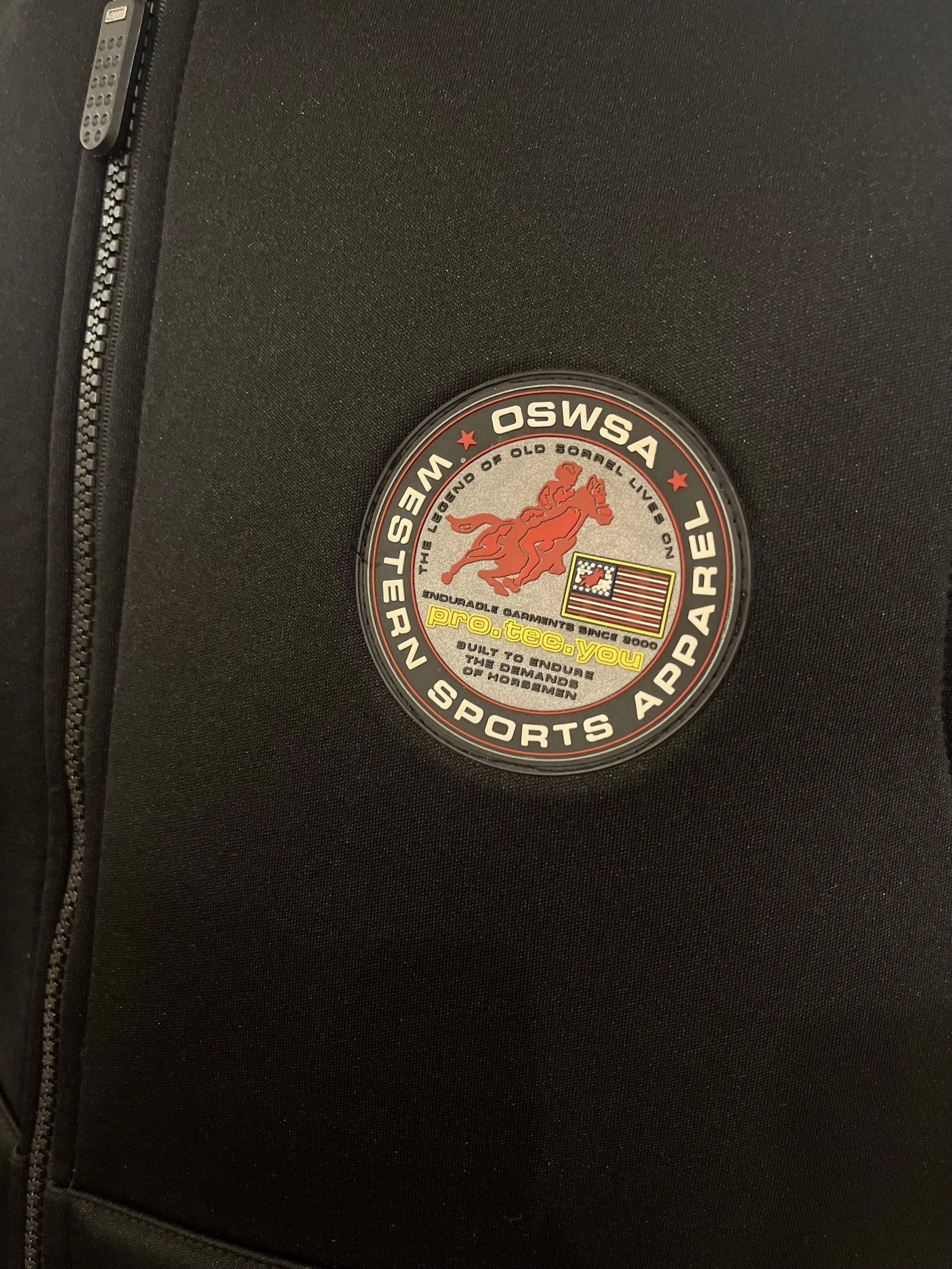 Chaleco vintage deportivo ecuestre OSWSA Y2K sportswear