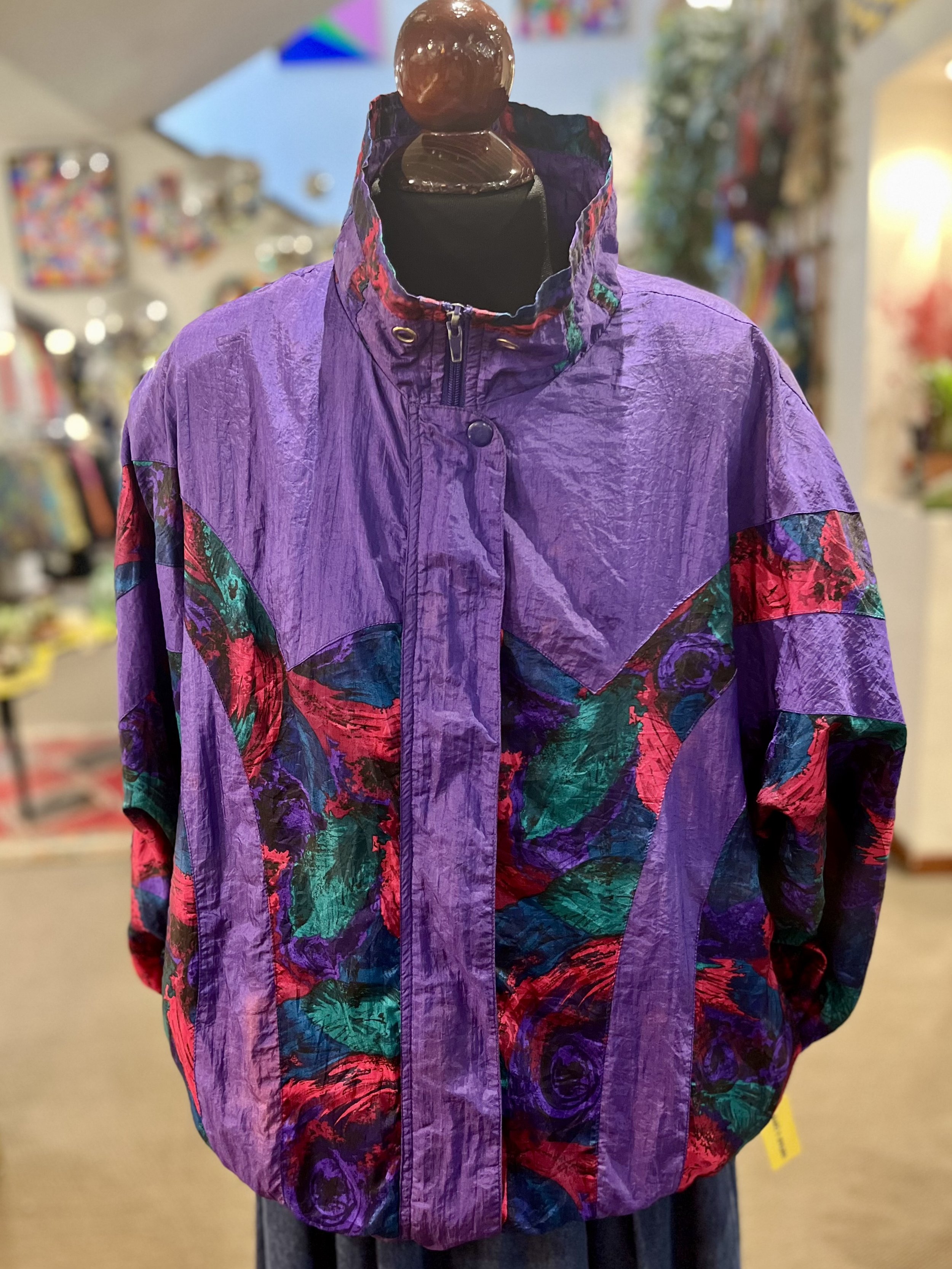 Crazy jacket vintage multicolor años 90