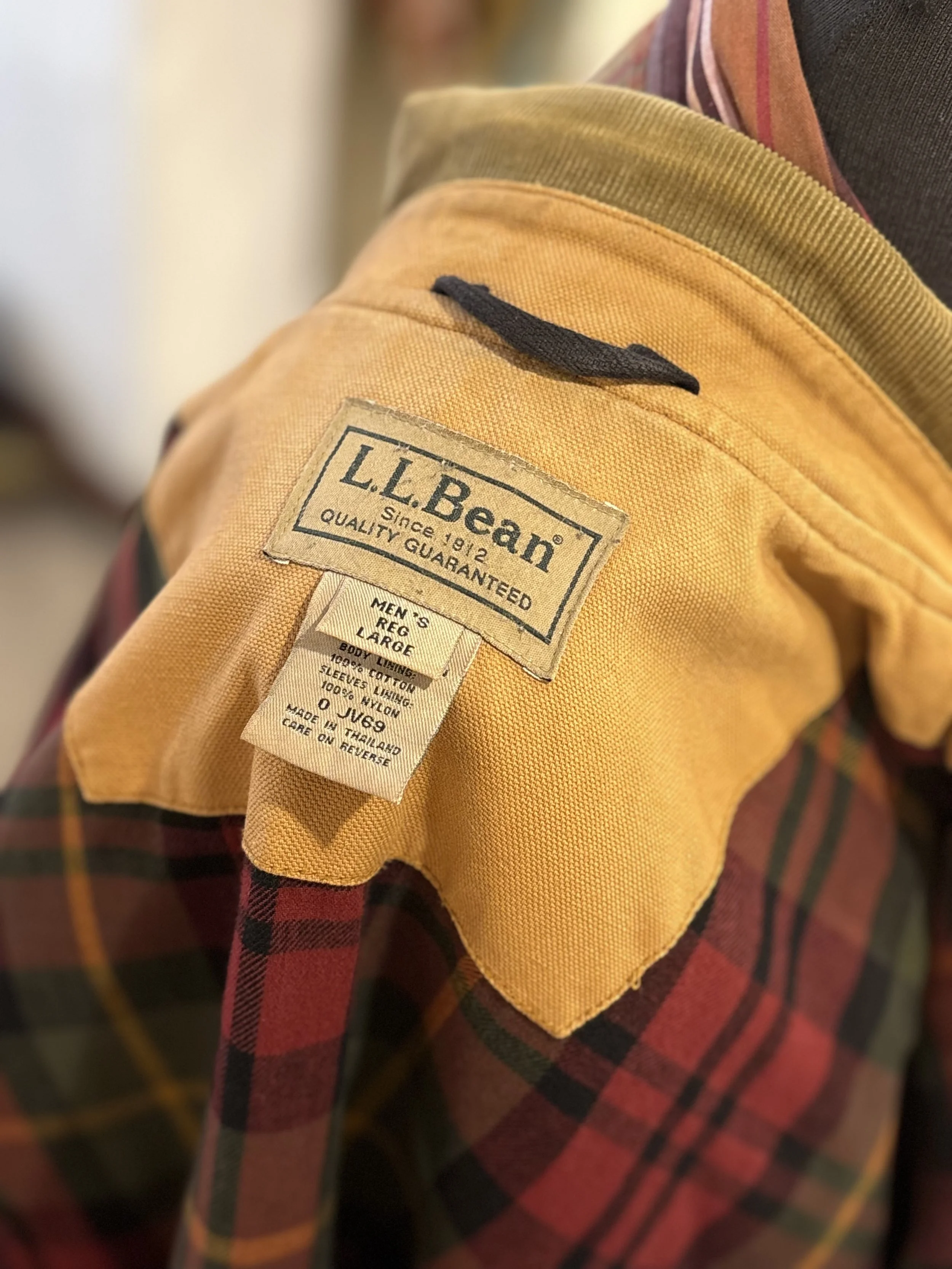 Chaqueta vintage work de L.L Bean años 90