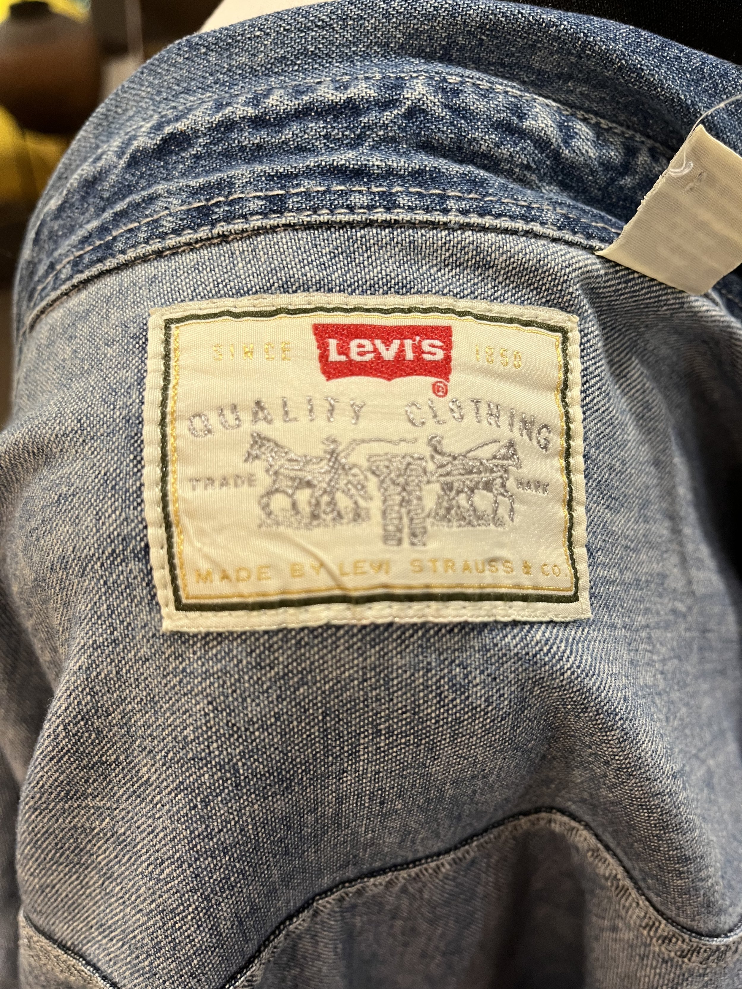 Camisa vintage vaquera de Levi Strauss