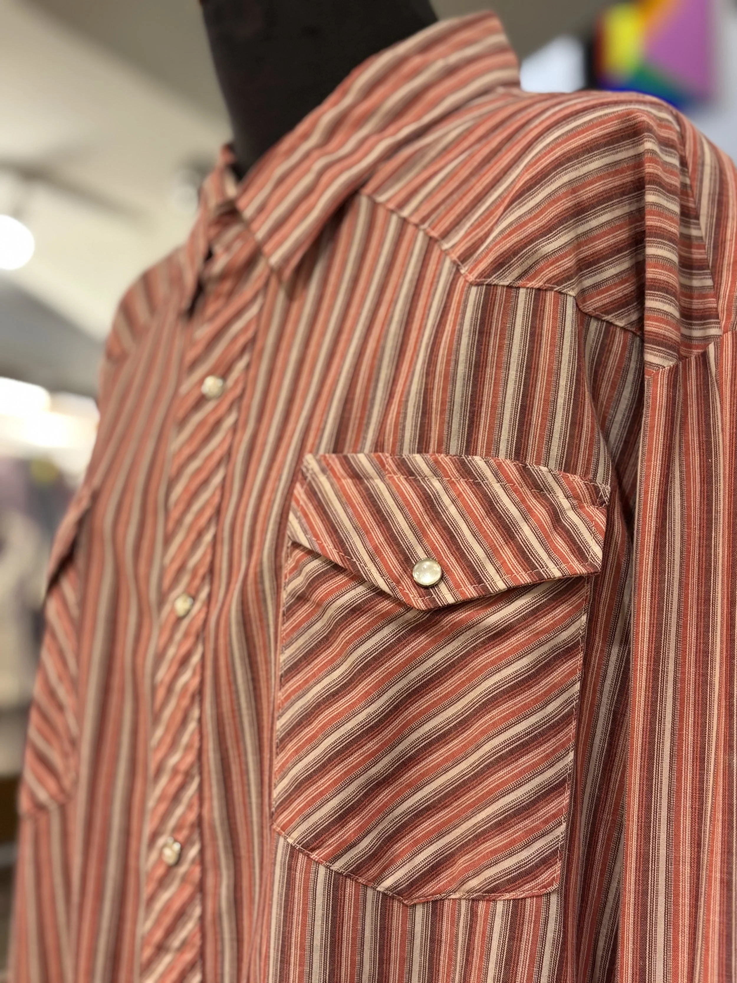 Camisa vintage cowboy cut de Wrangler made in USA