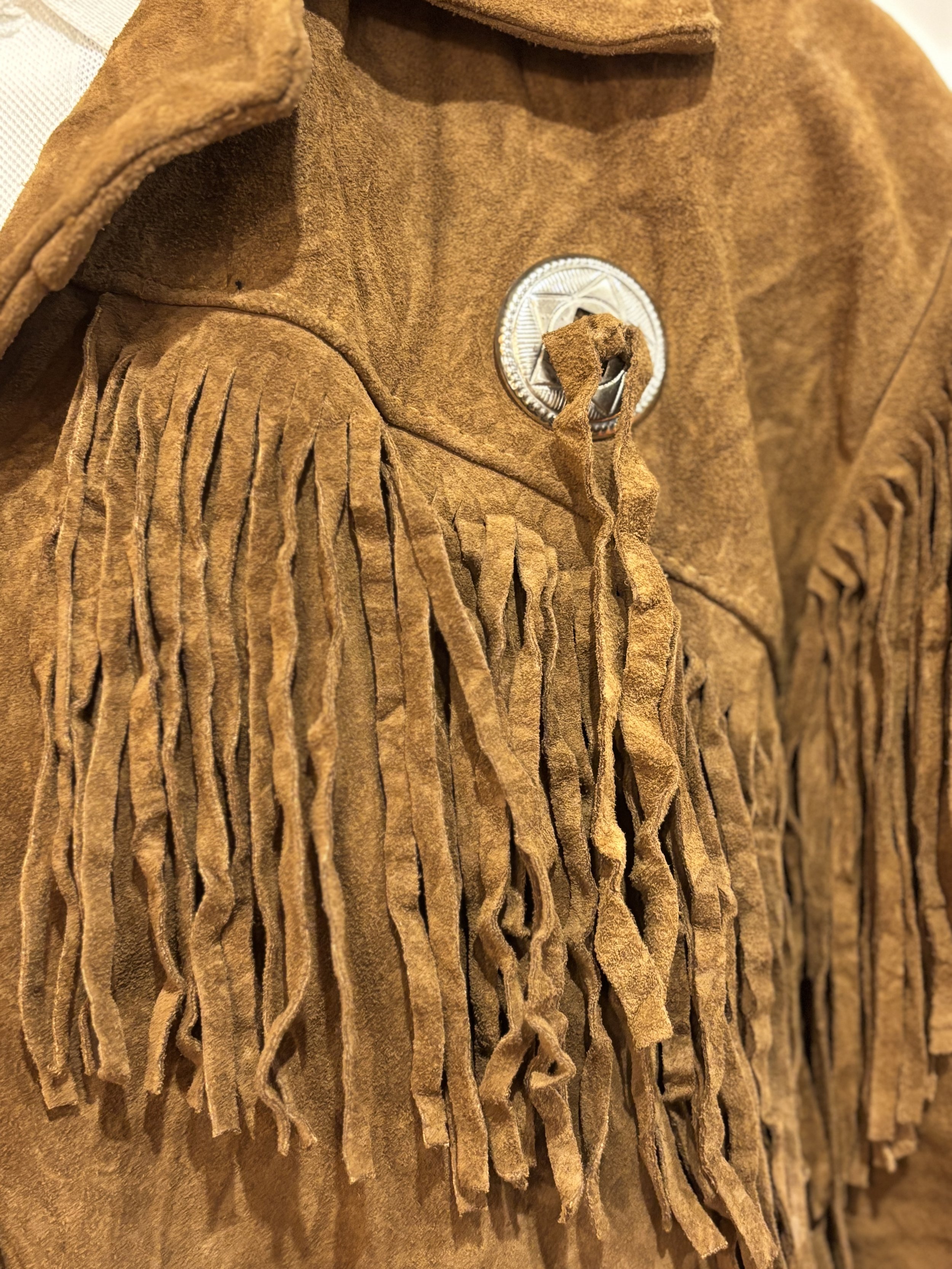 Chaqueta vintage de ante western Excelled made in Usa años 70