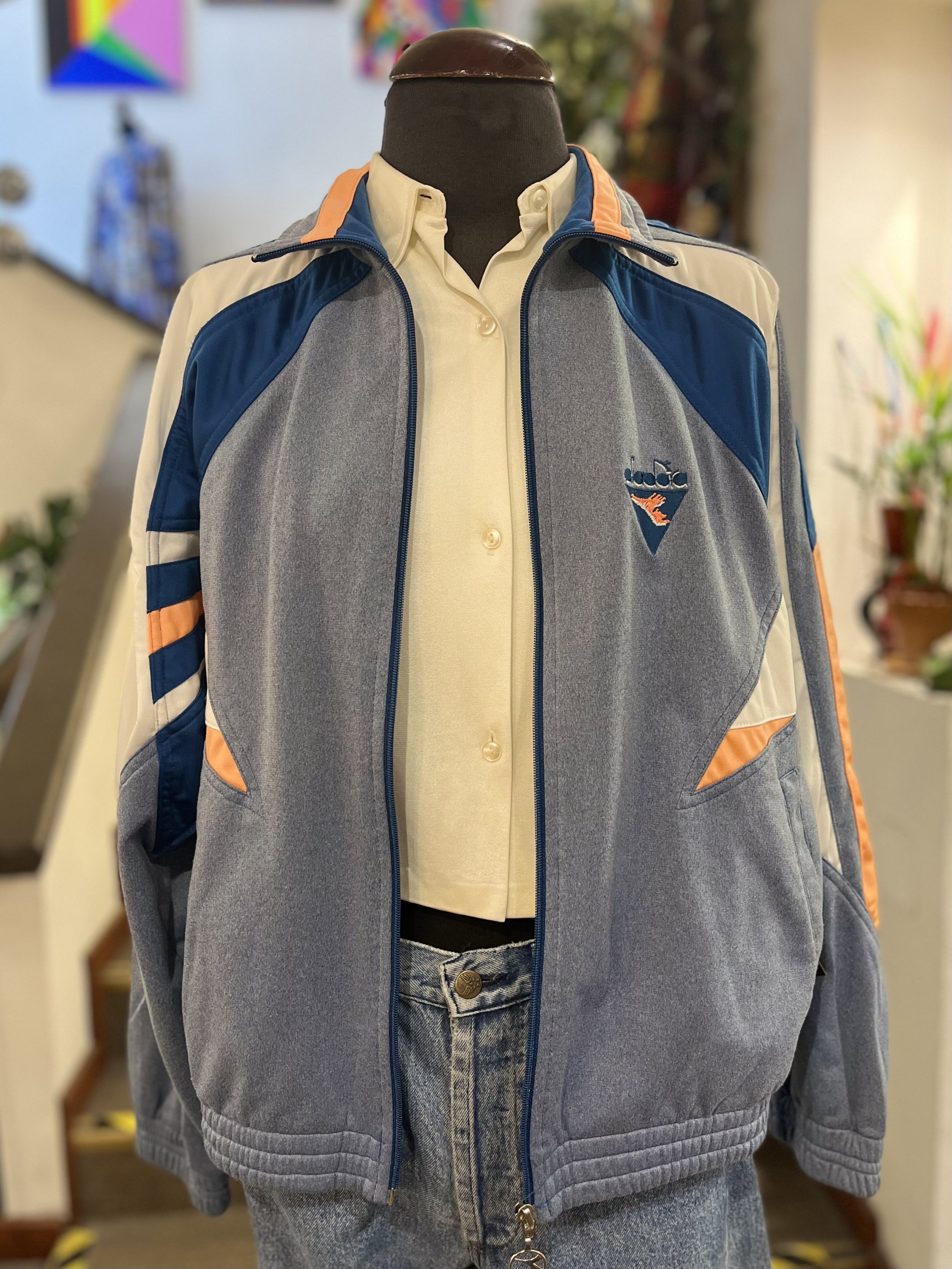 Chaqueta vintage deportiva Diadora años 90 sportswear vintage jacket