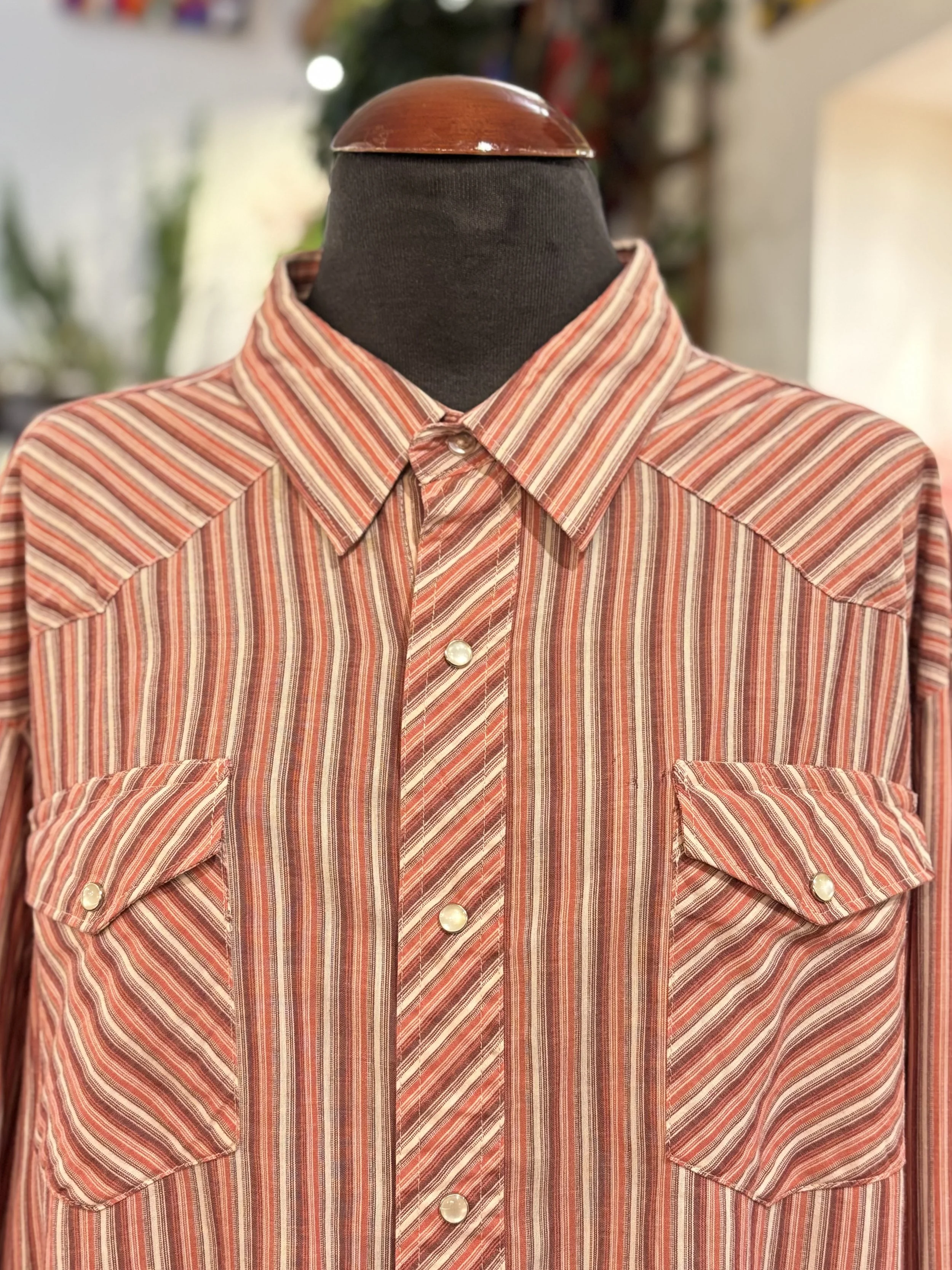 Camisa vintage cowboy cut de Wrangler made in USA