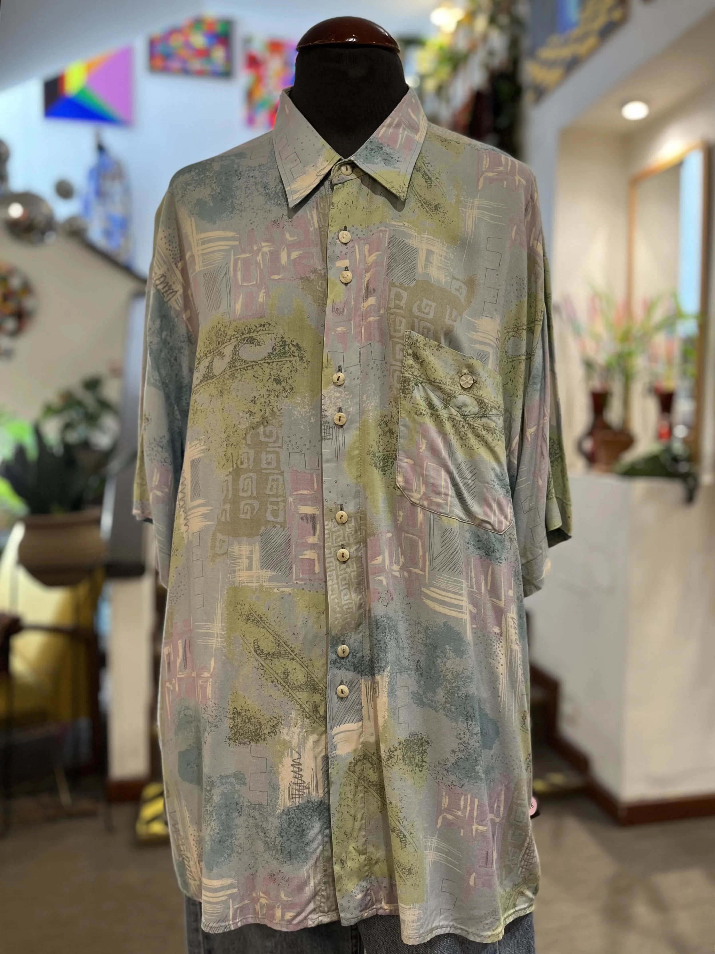 Camisa crazy multicolor.