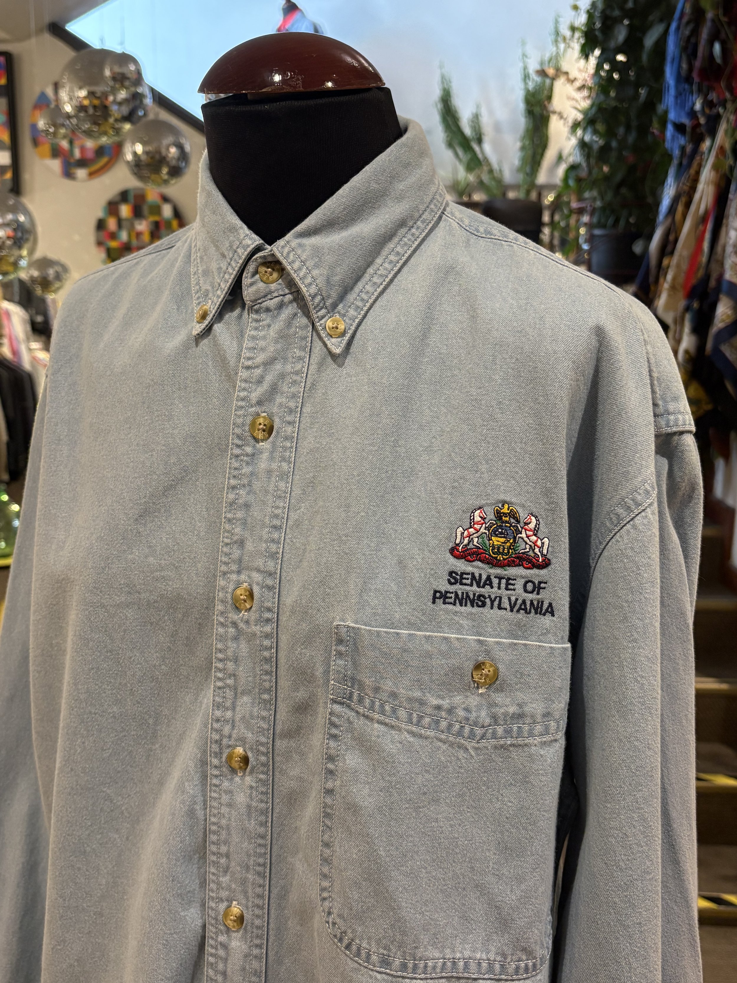Camisa vintage vaquera de Lee