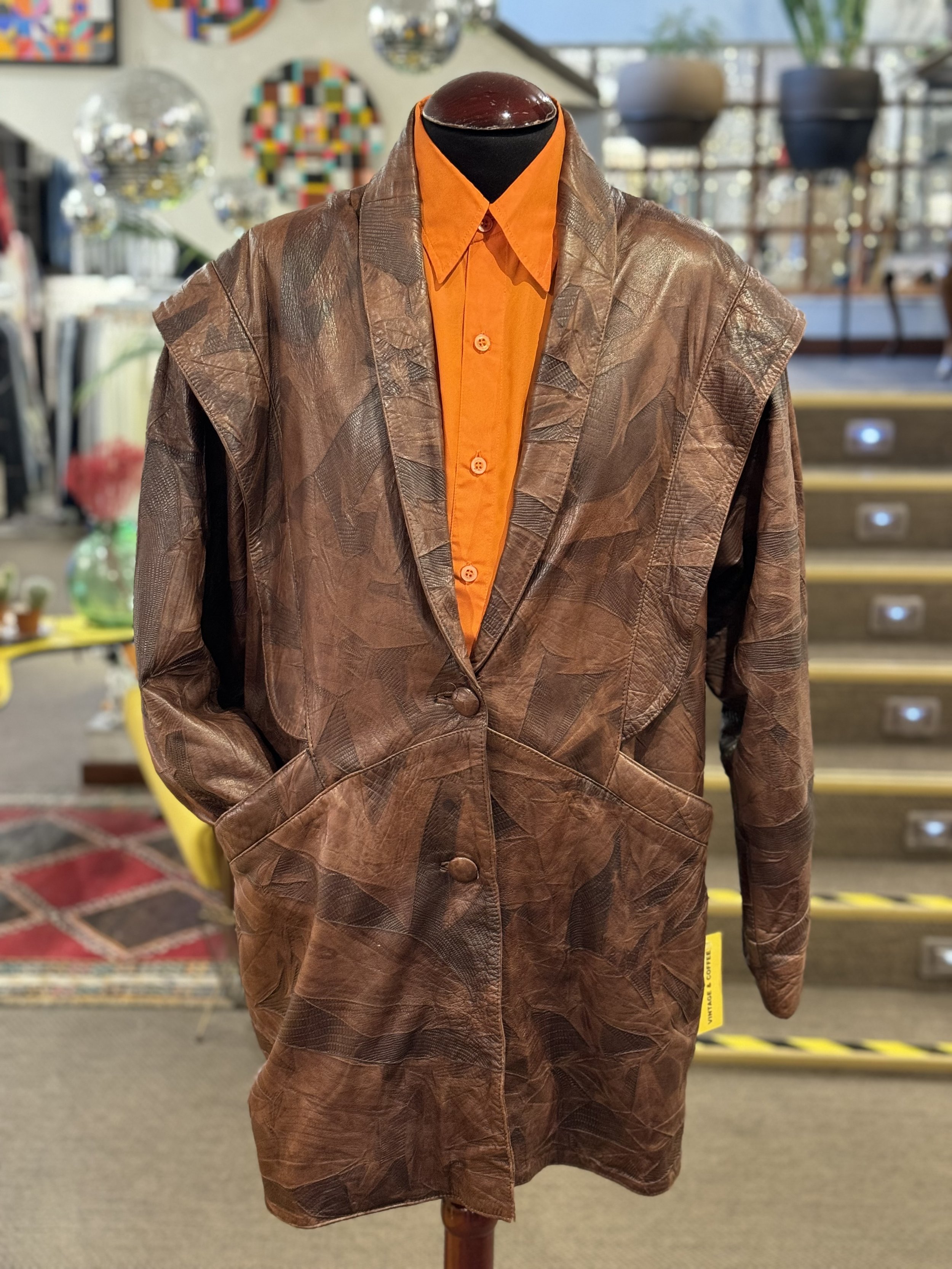 Chaqueta de piel 80´s