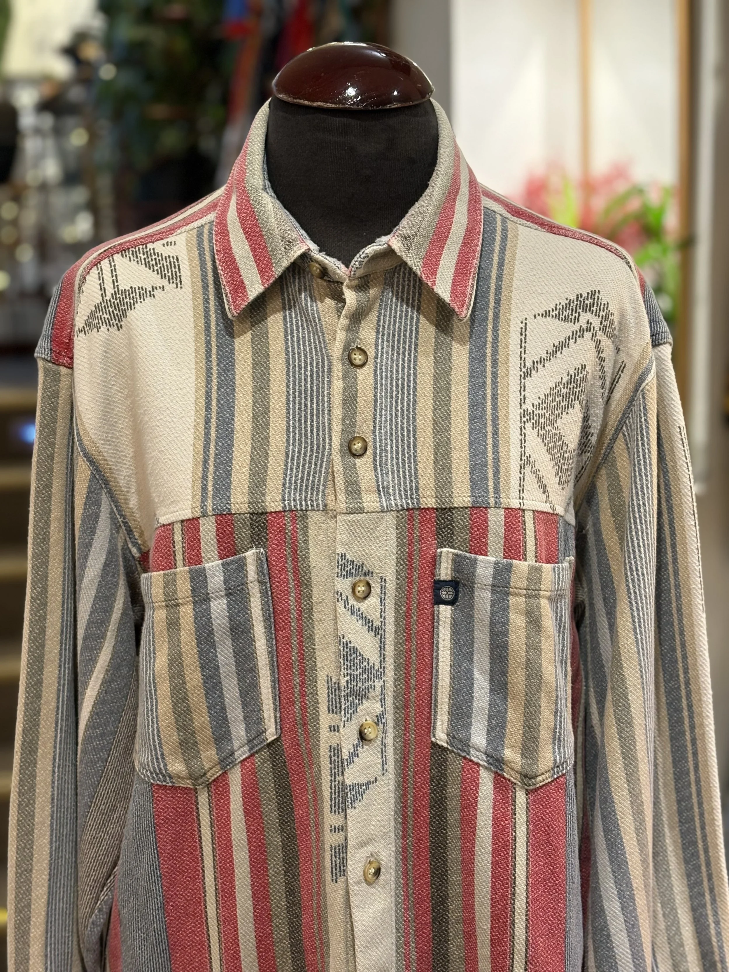 Camisa o sobrecamisa vintage Casucci años 90 made in italy