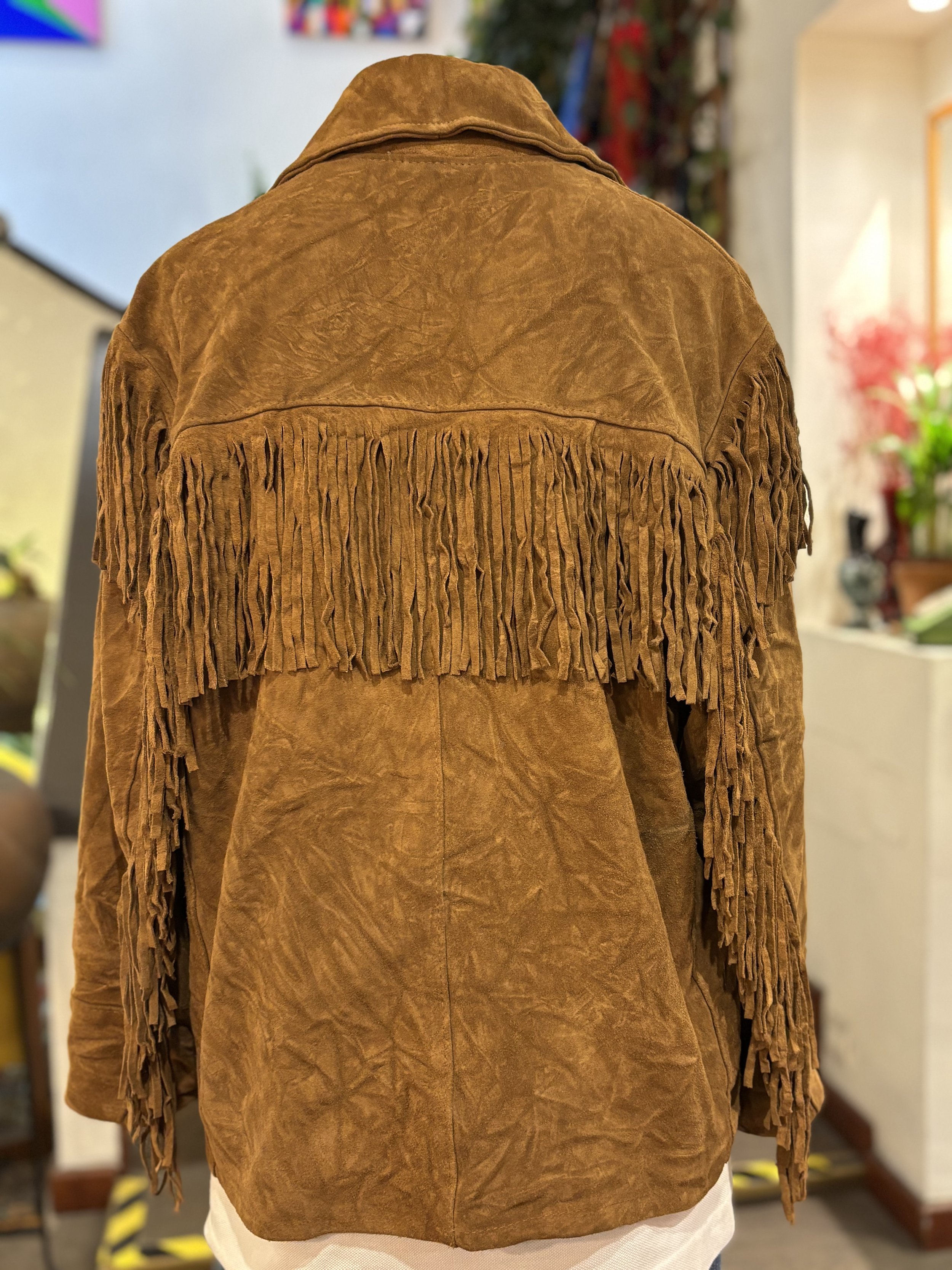 Chaqueta vintage de ante western Excelled made in Usa años 70