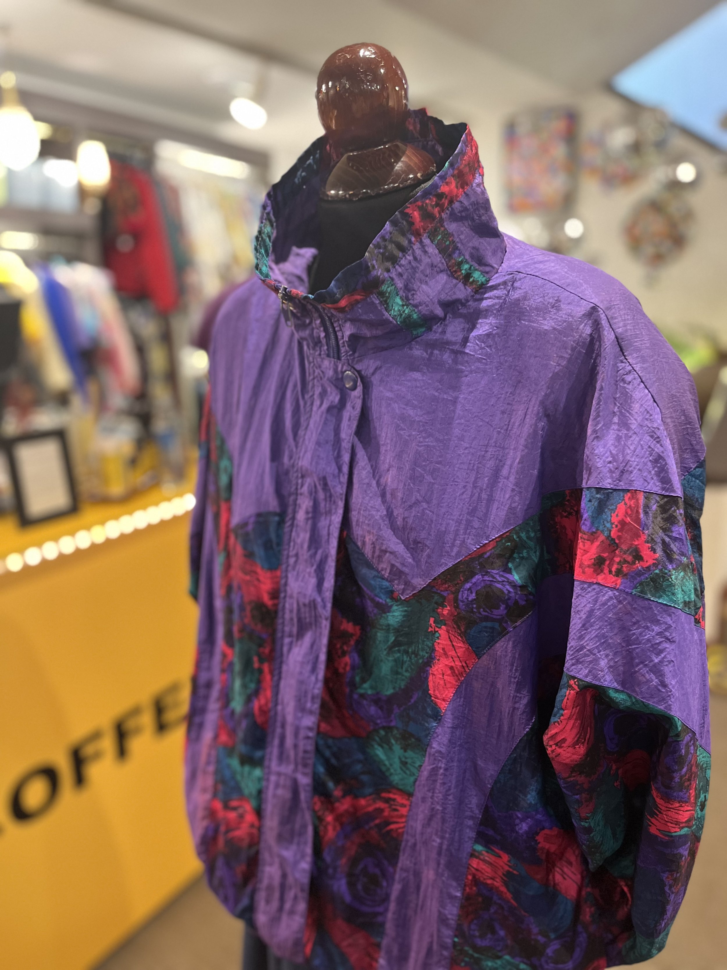 Crazy jacket vintage multicolor años 90