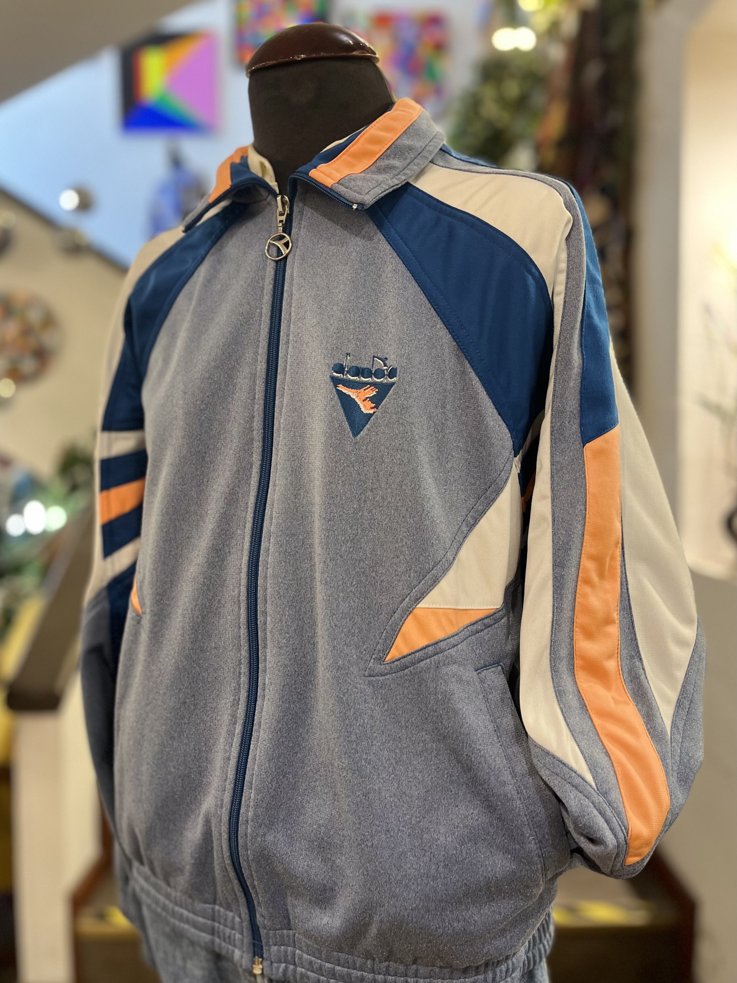 Chaqueta vintage deportiva Diadora años 90 sportswear vintage jacket