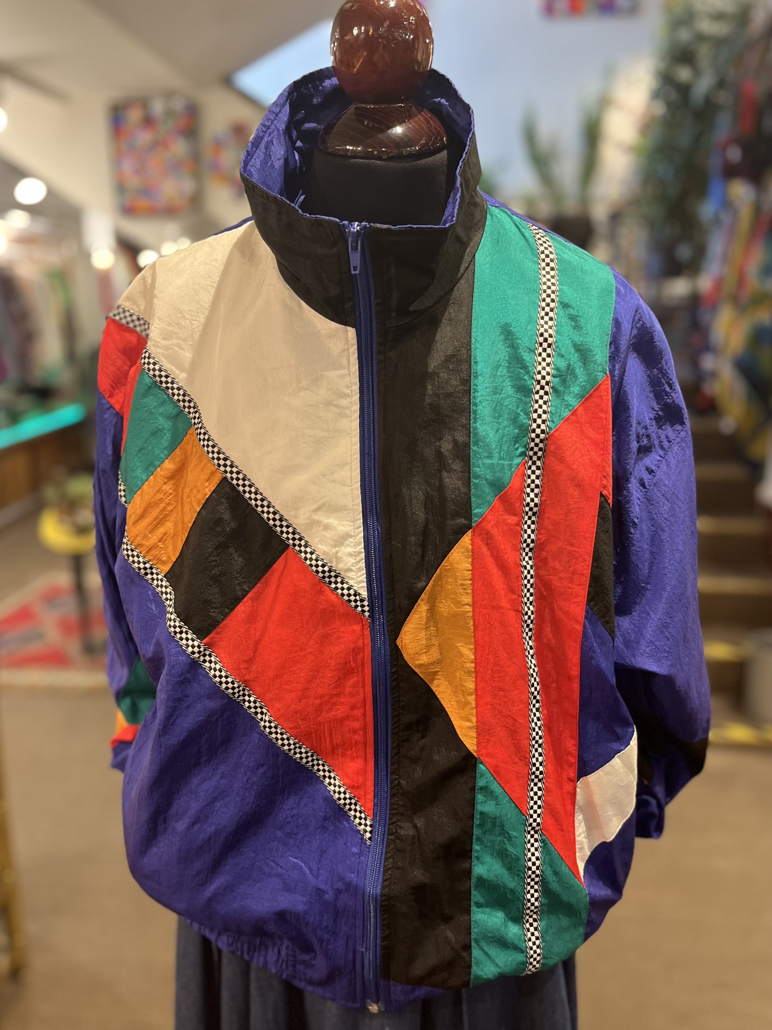 Crazy jacket multicolor años 90