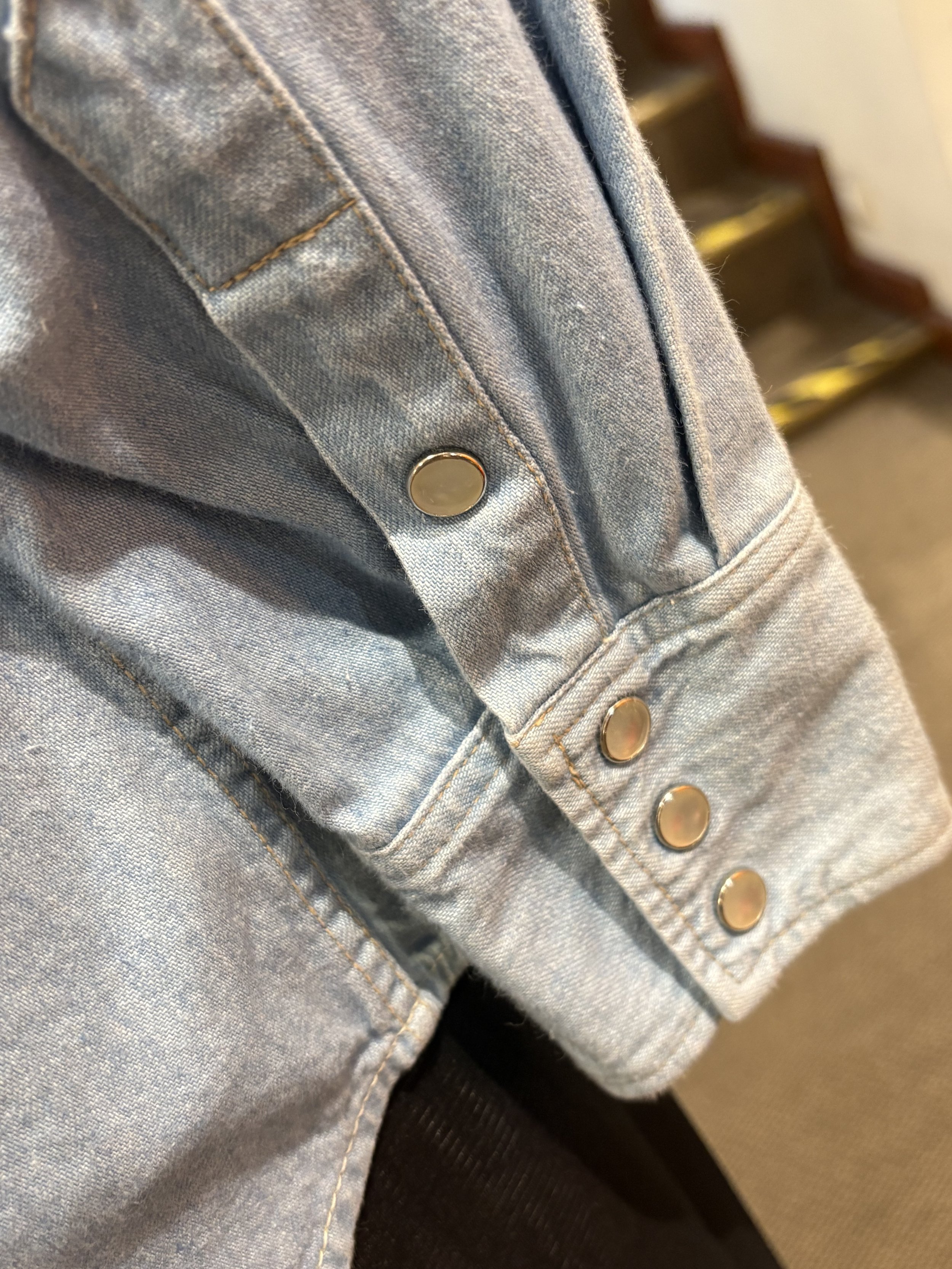 Camisa vintage vaquera de Big-John japonesa