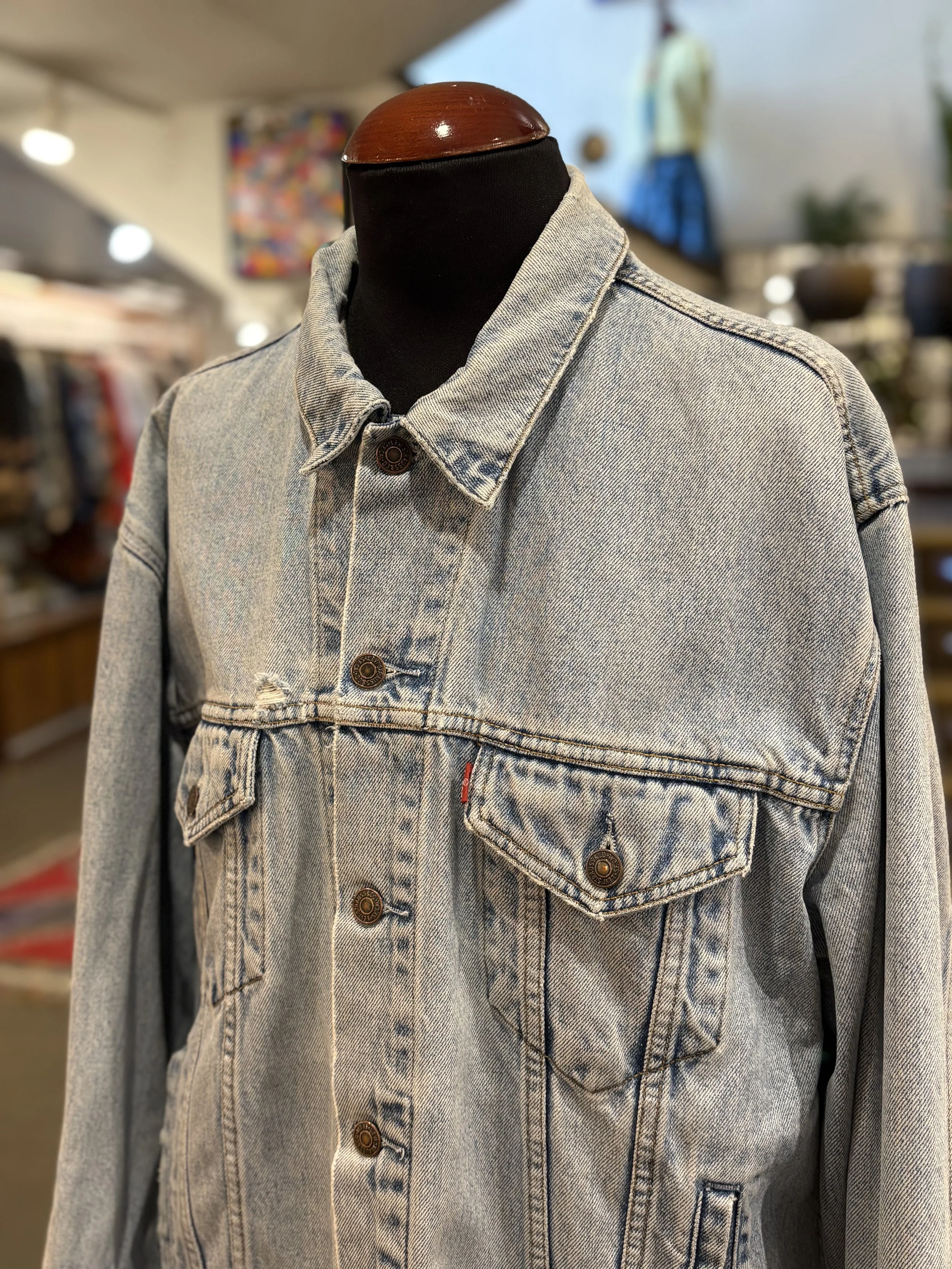 Vintage denim jacket de Levi Strauss años 80 made in italy