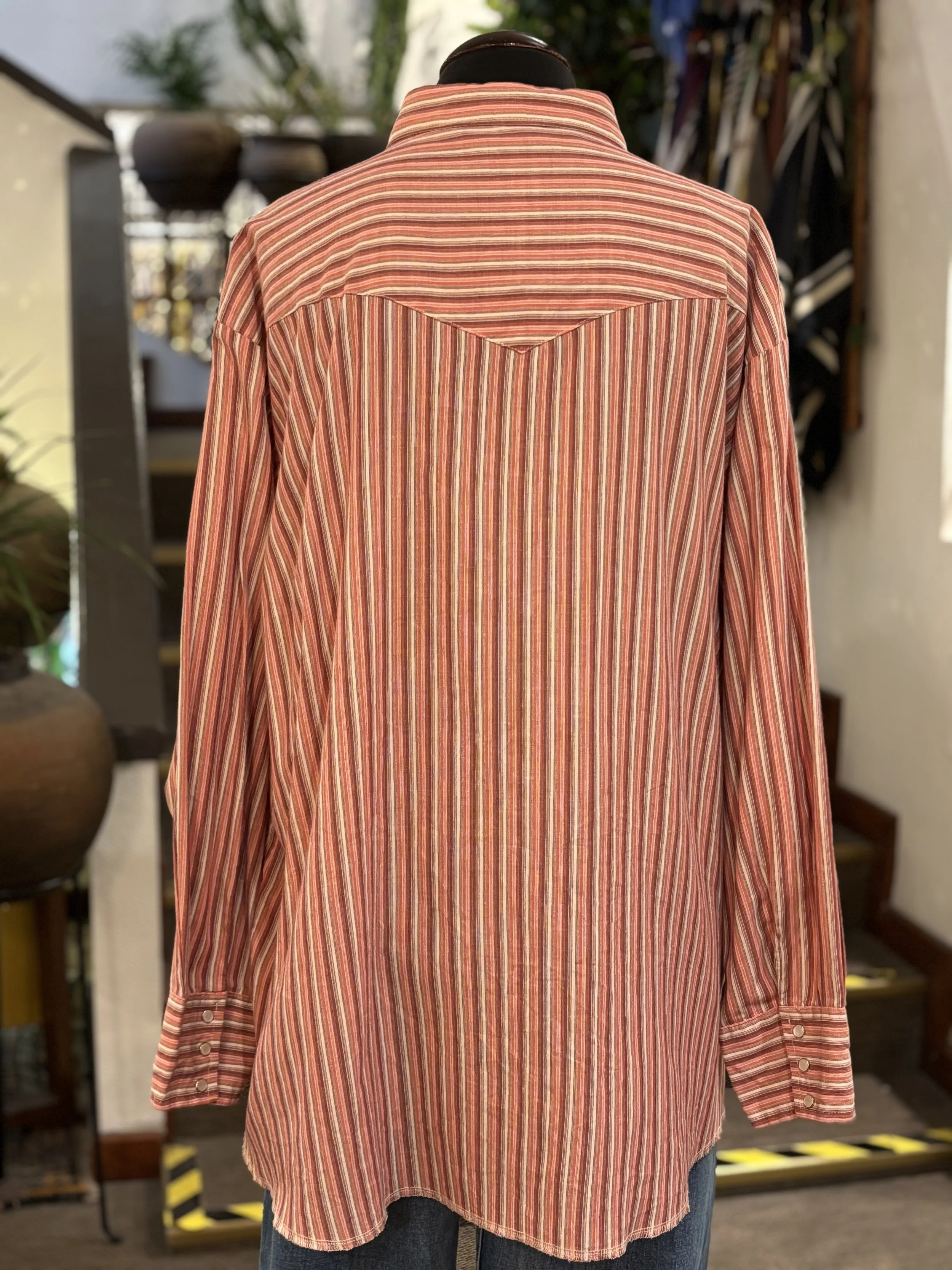 Camisa vintage cowboy cut de Wrangler made in USA