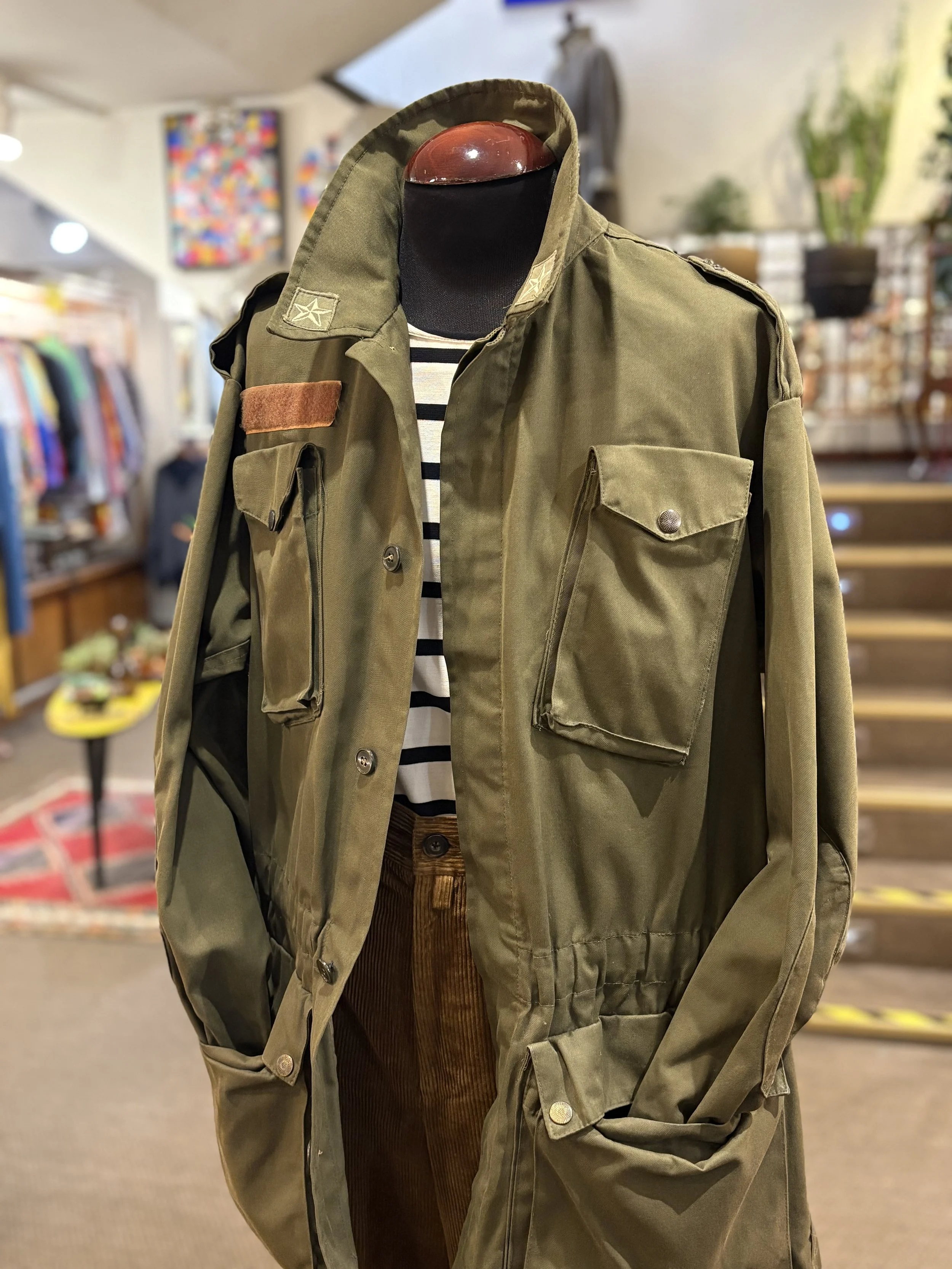 Chaqueta vintage militar oficial del ejercito italiano años 80