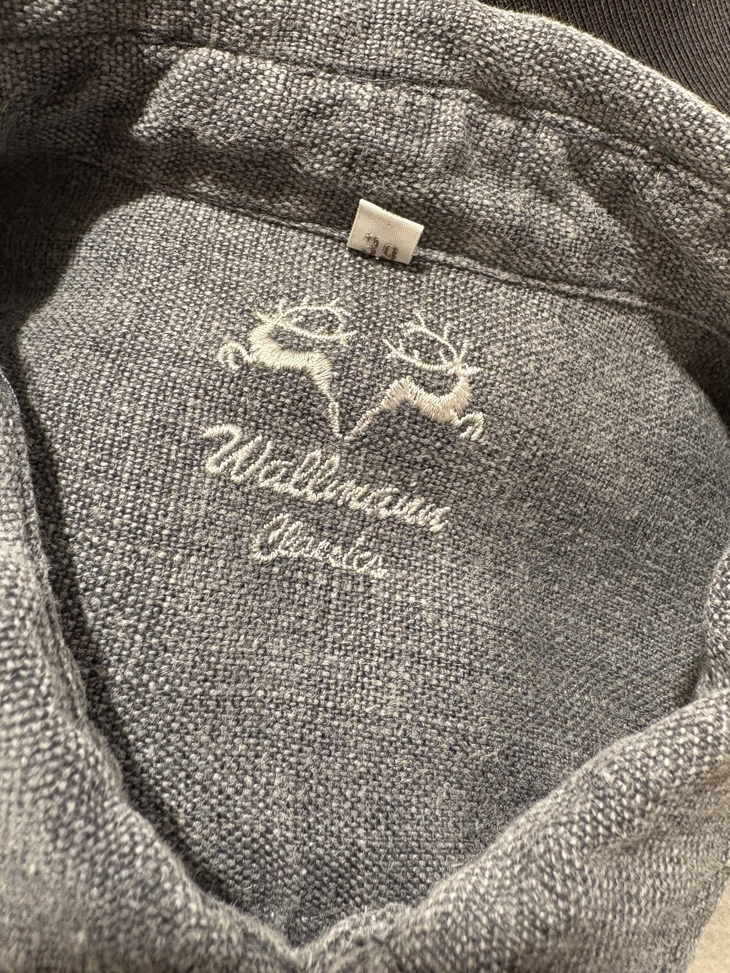Camisa vintage tirolesa de Wallmann made in austria camisas de lino
