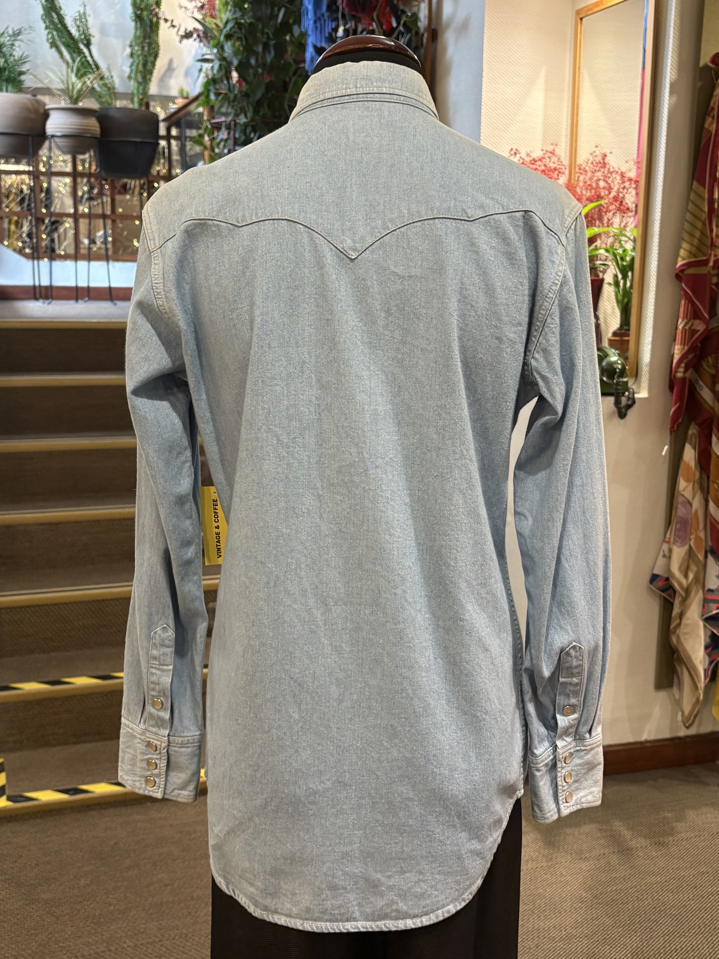Camisa vintage vaquera de Big-John japonesa