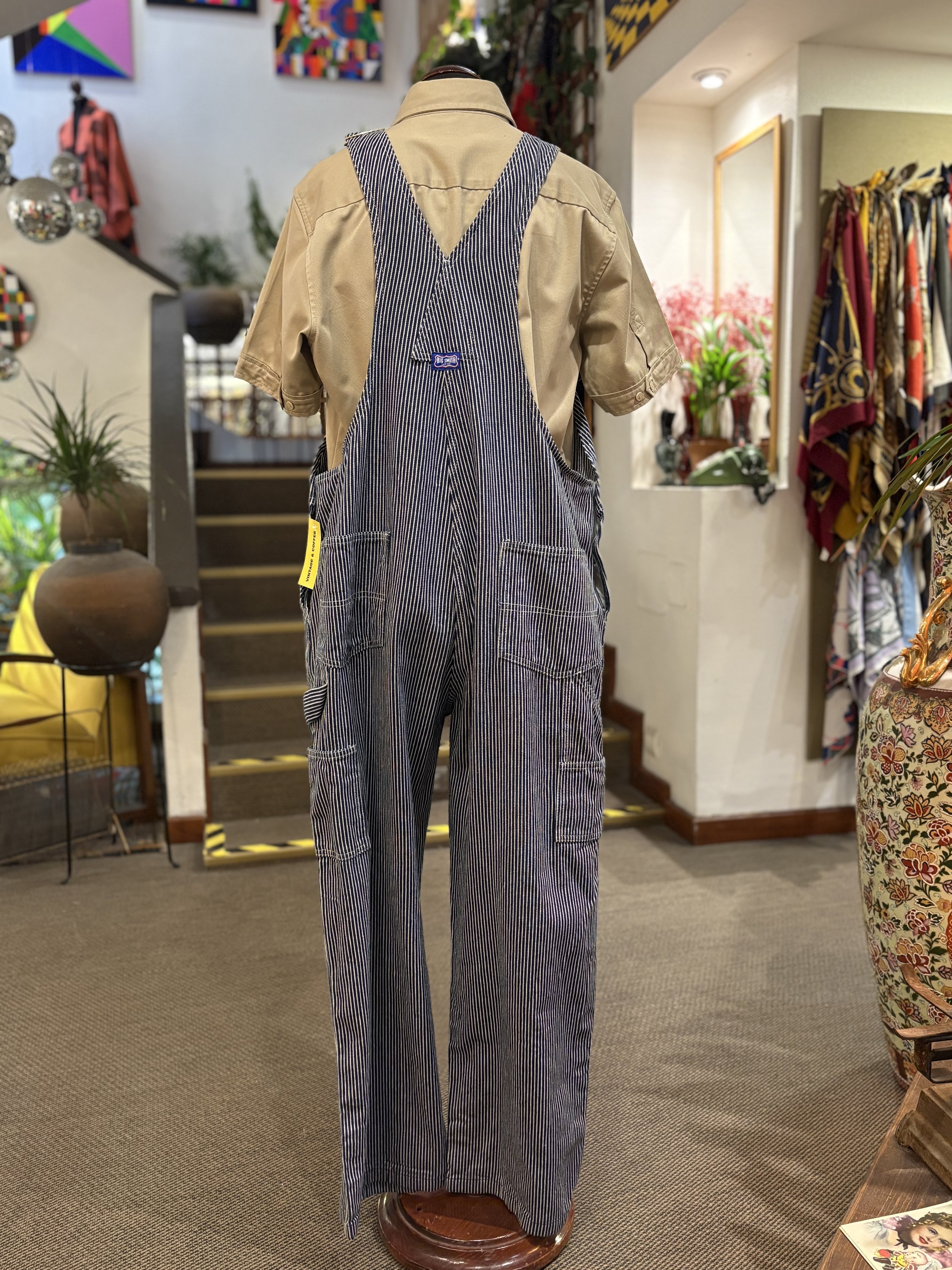 Peto vintage original hickory stripe Big-Smith overalls vintage