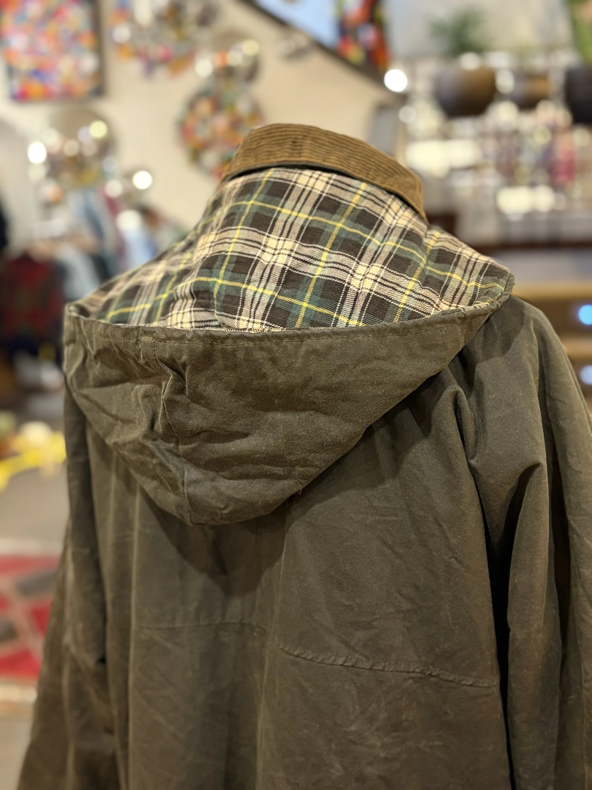 Chaqueta vintage encerada de Royal Harbour años 90 made in england