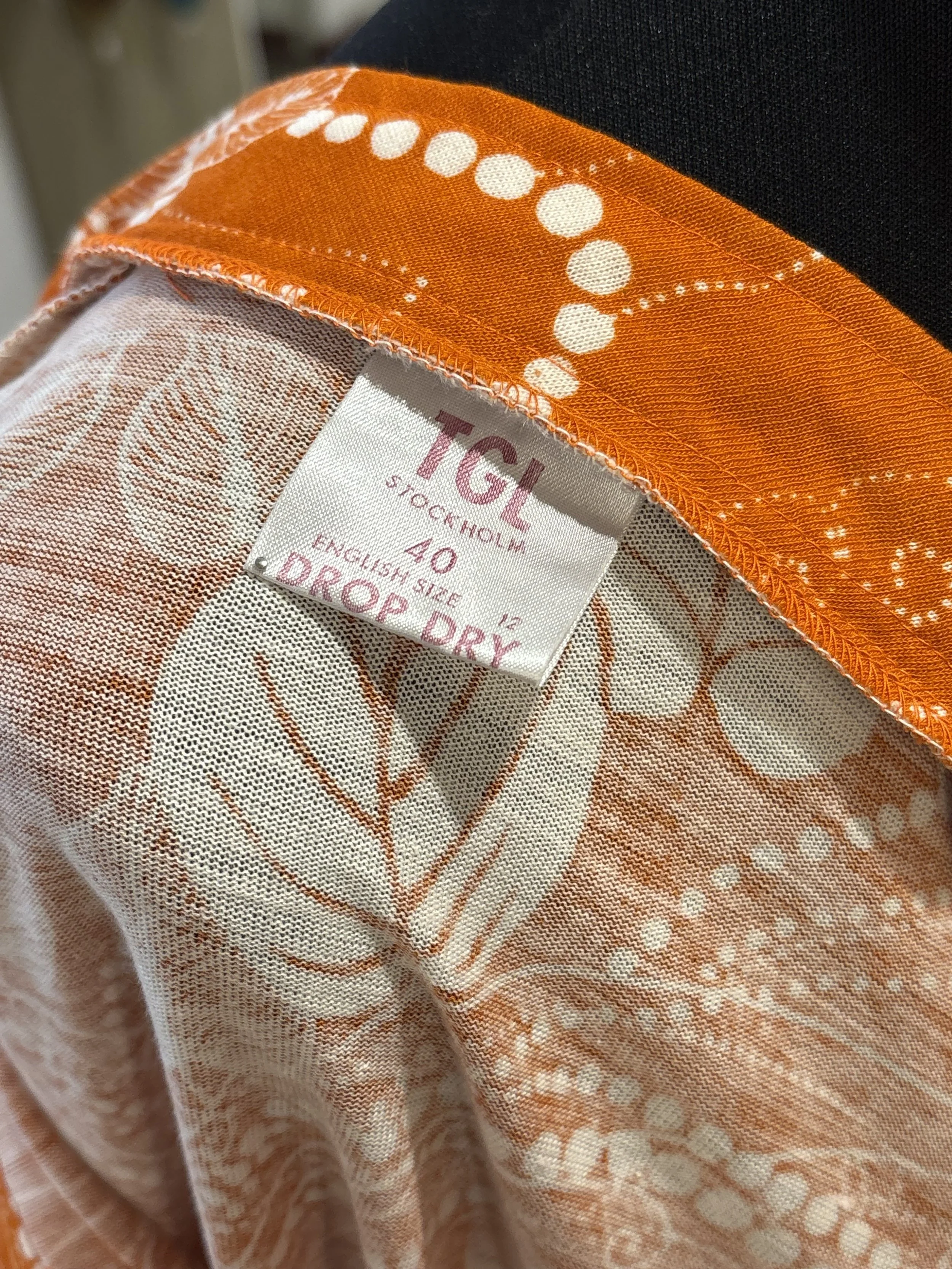 Polo vintage TGL STOCKHOLM años 70 manga larga vintage shirts