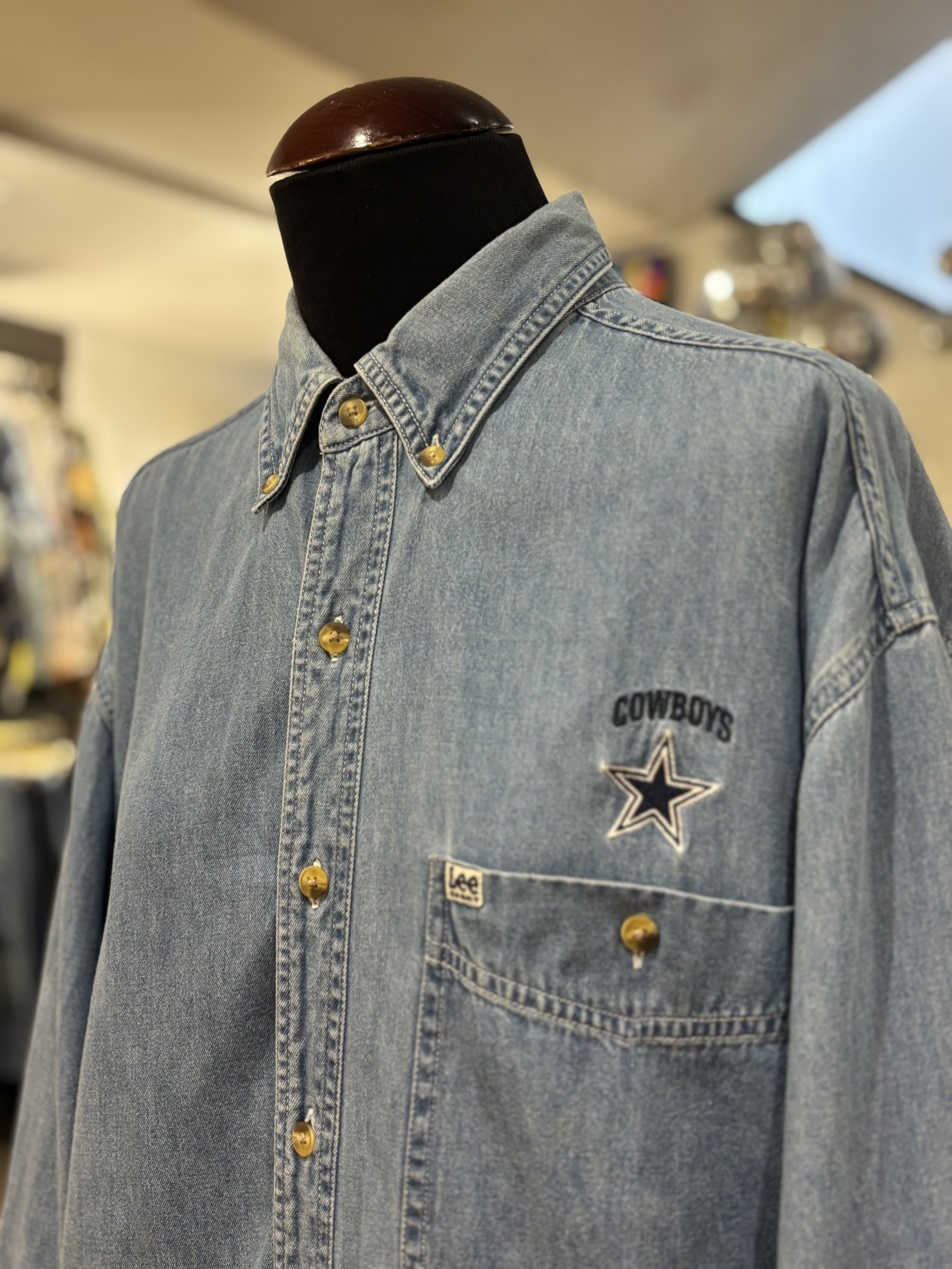 Camisa denim vintage de Lee Dallas Cowboys