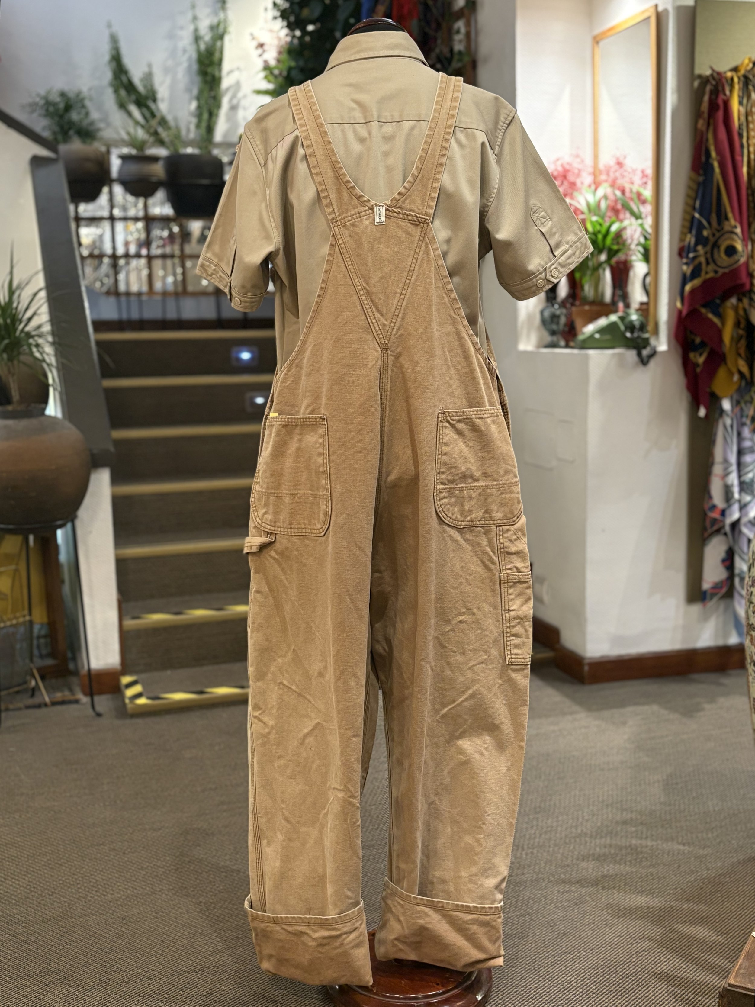 Peto vintage original Key Imperial de algodón grueso overalls vintage made in USA