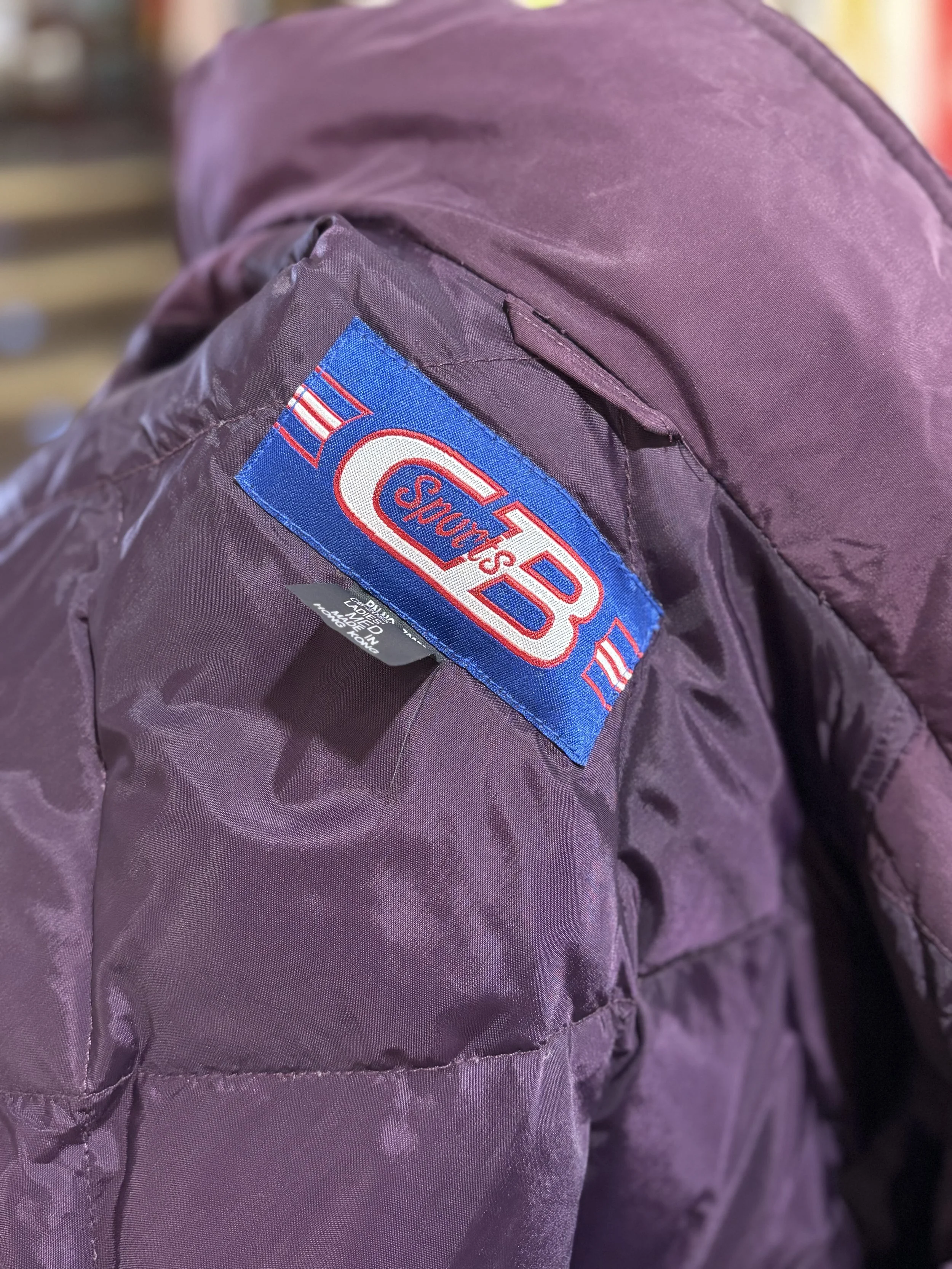 Chaqueta vintage de esquí CB Sport de plumón y pluma años 90