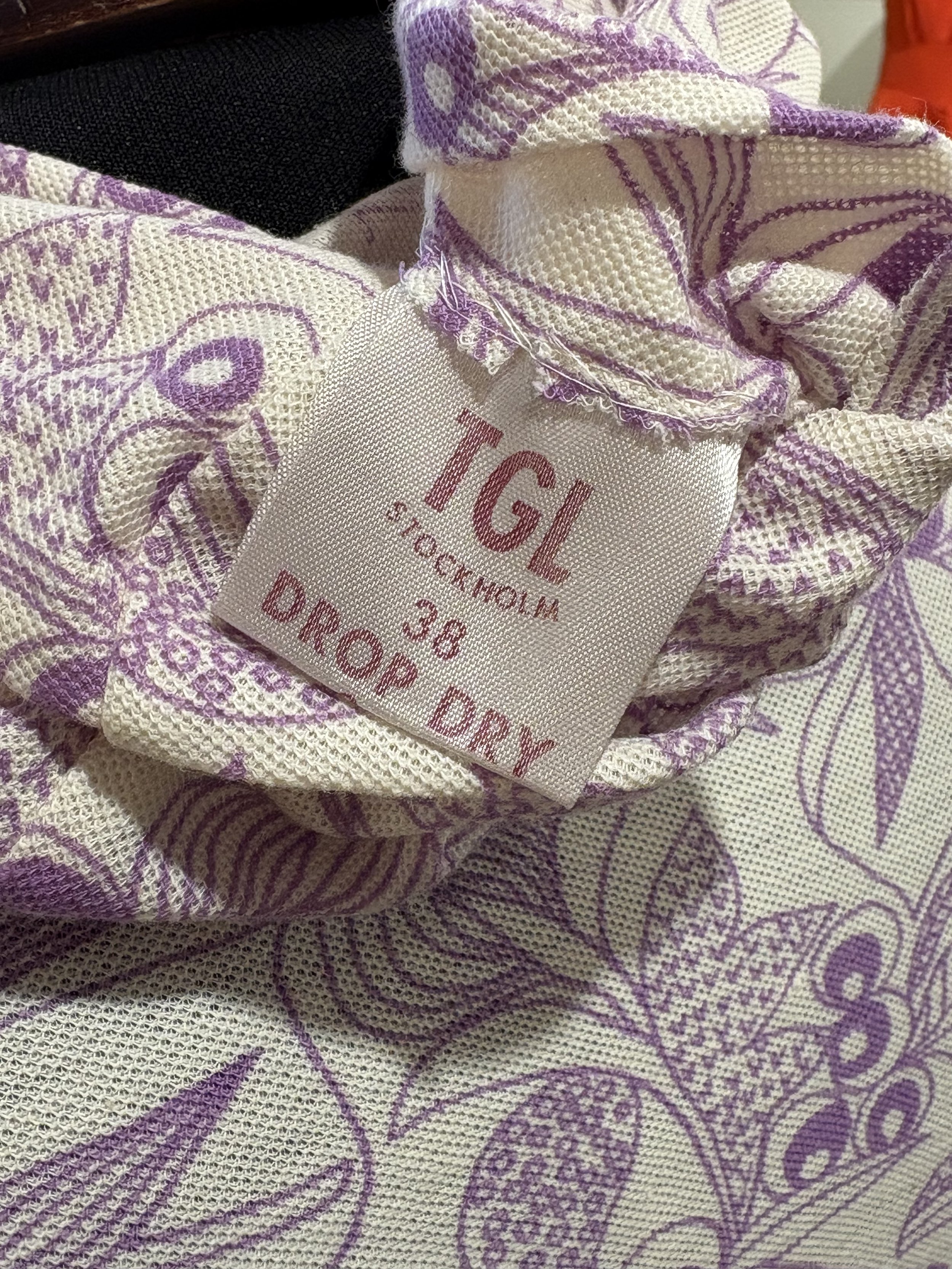 Top vintage TGL STOCKHOLM años 70 manga larga vintage shirts
