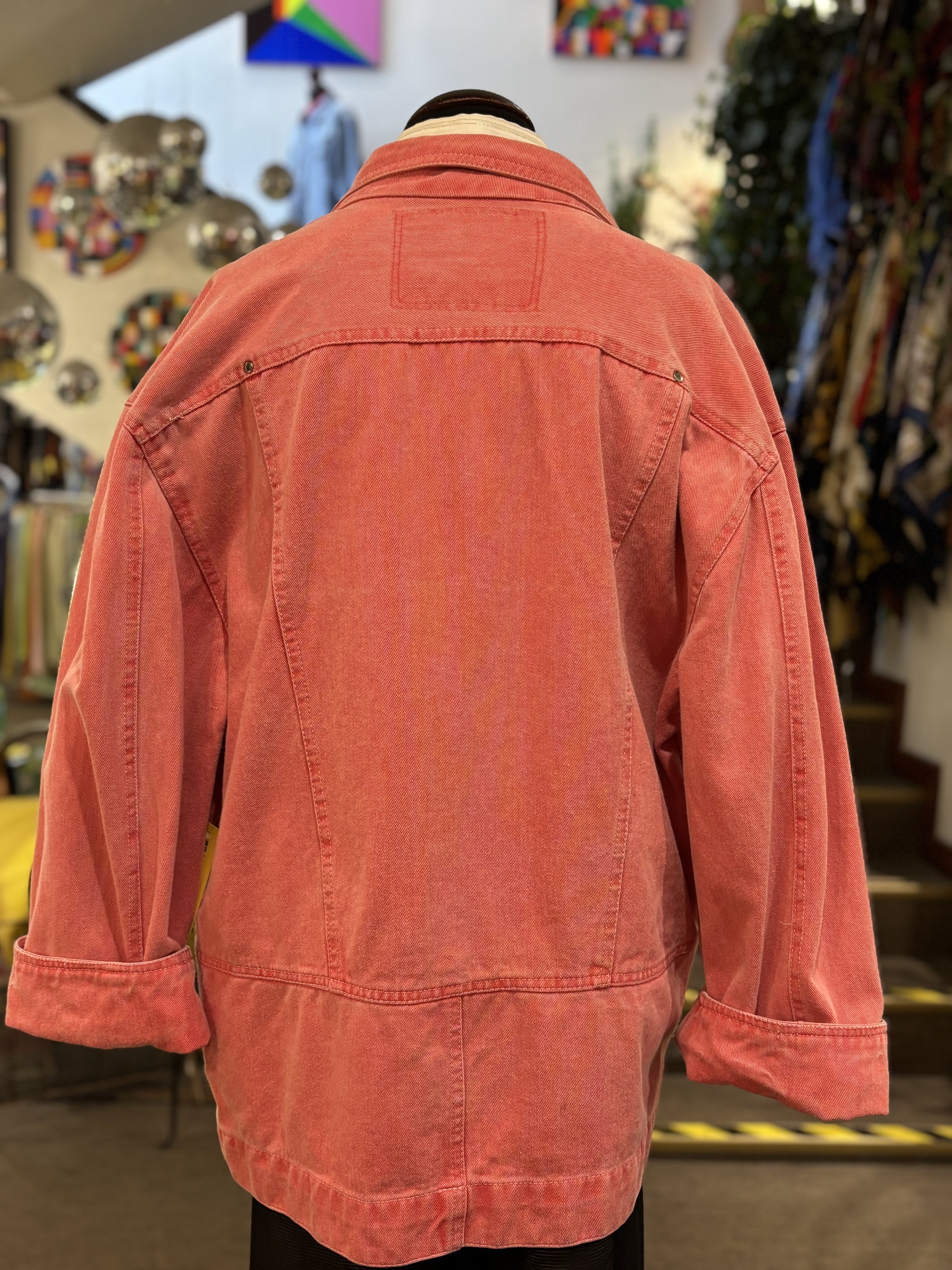 Chaqueta vintage vaquera denim A menos cuarto