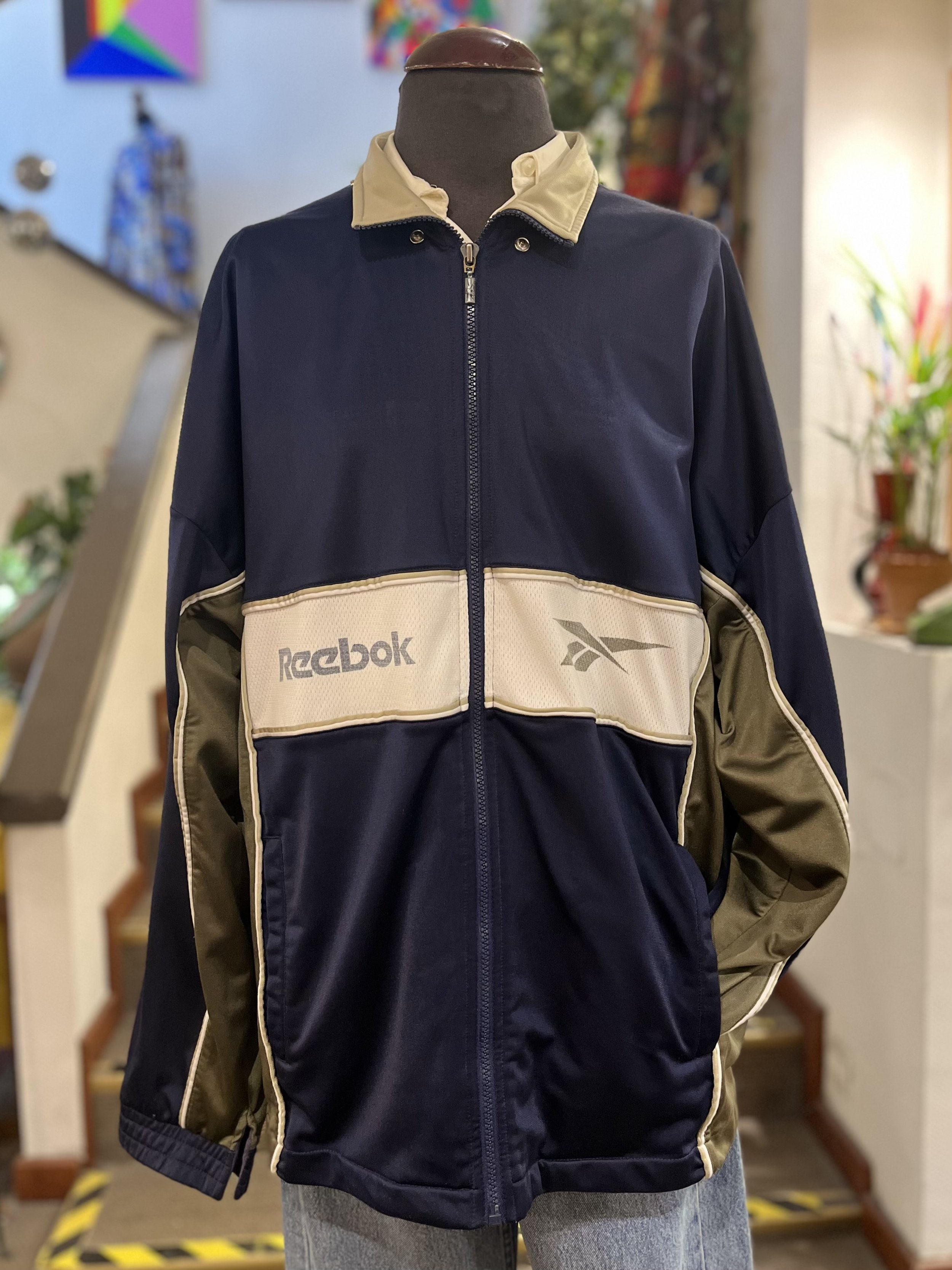 Chaqueta vintage deportiva Reebok años 90 sportswear vintage jacket