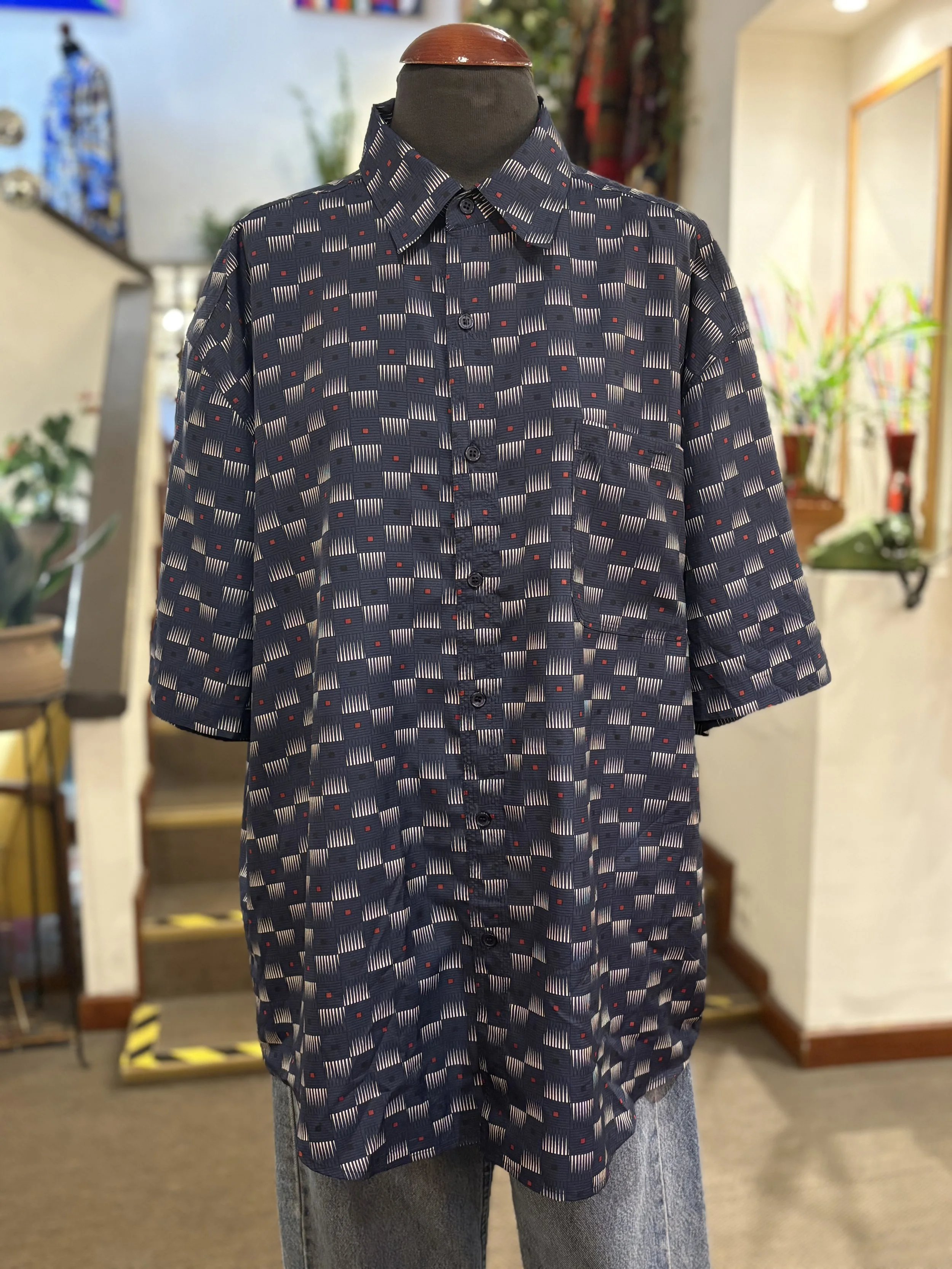 Camisa geométrica "FULL GOLD SPAIN"
