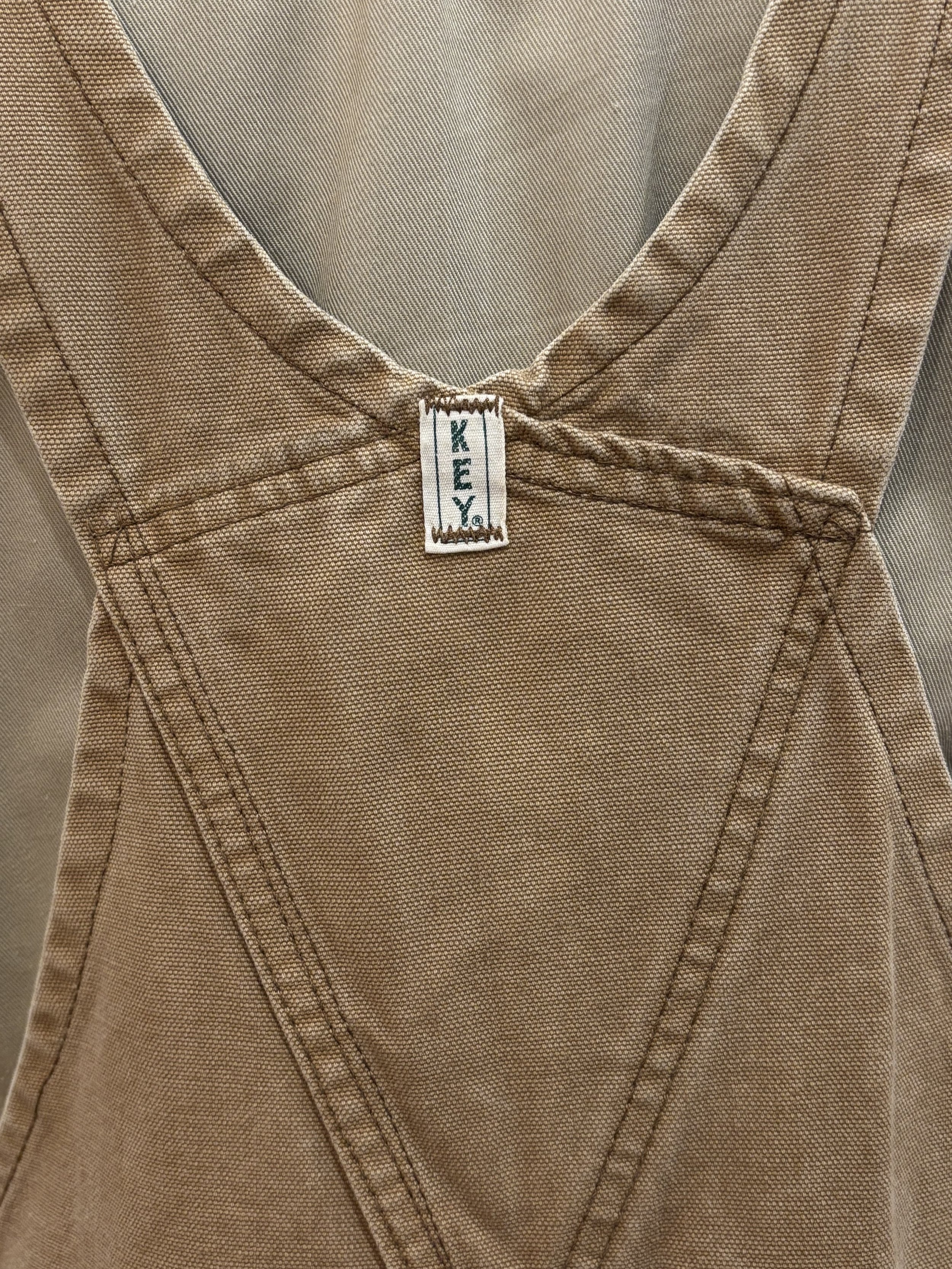 Peto vintage original Key Imperial de algodón grueso overalls vintage made in USA