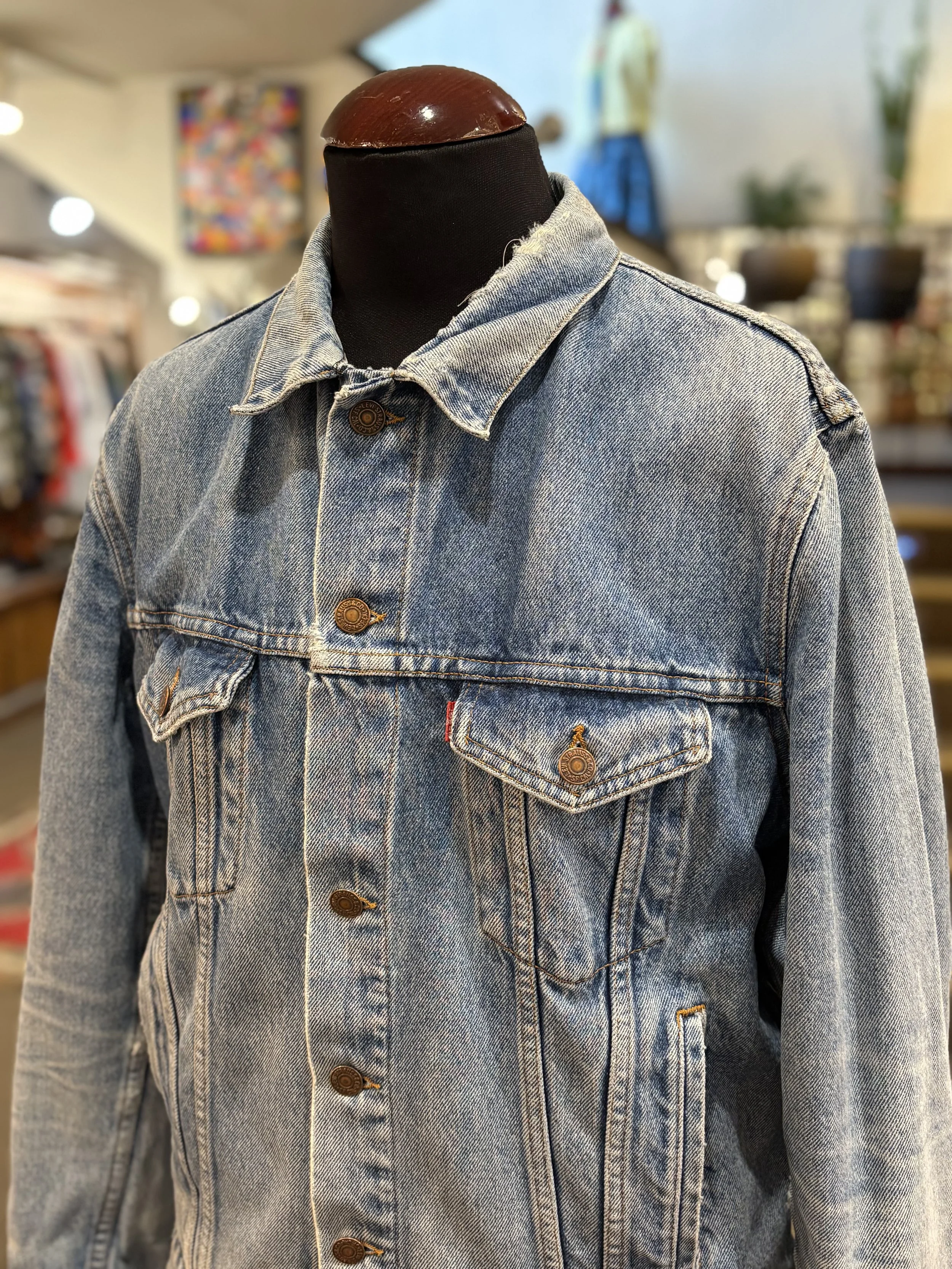 Vintage denim jacket de Levi Strauss años 80 made in italy