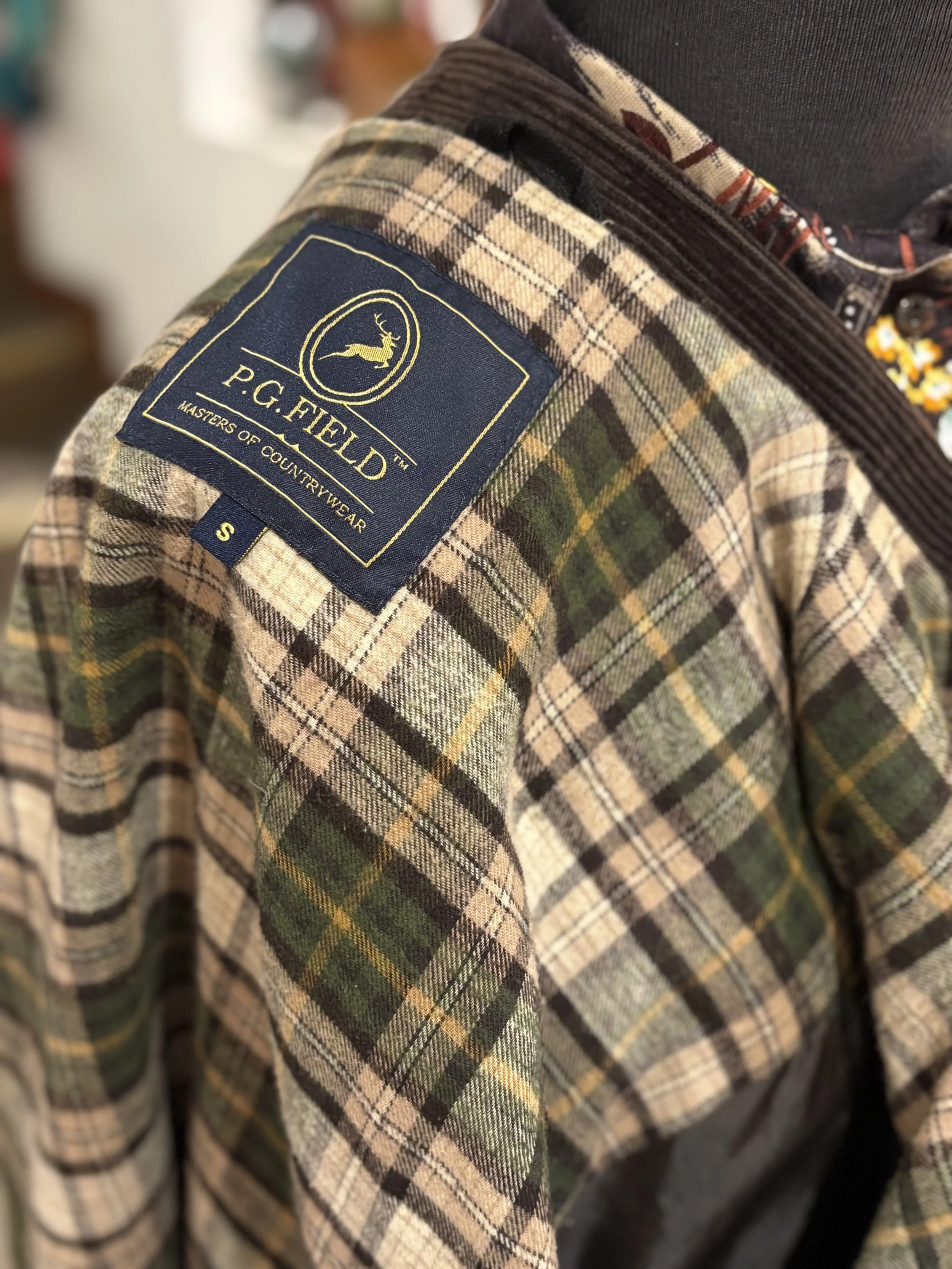 Chaqueta vintage encerada color marron años 2000 made in england