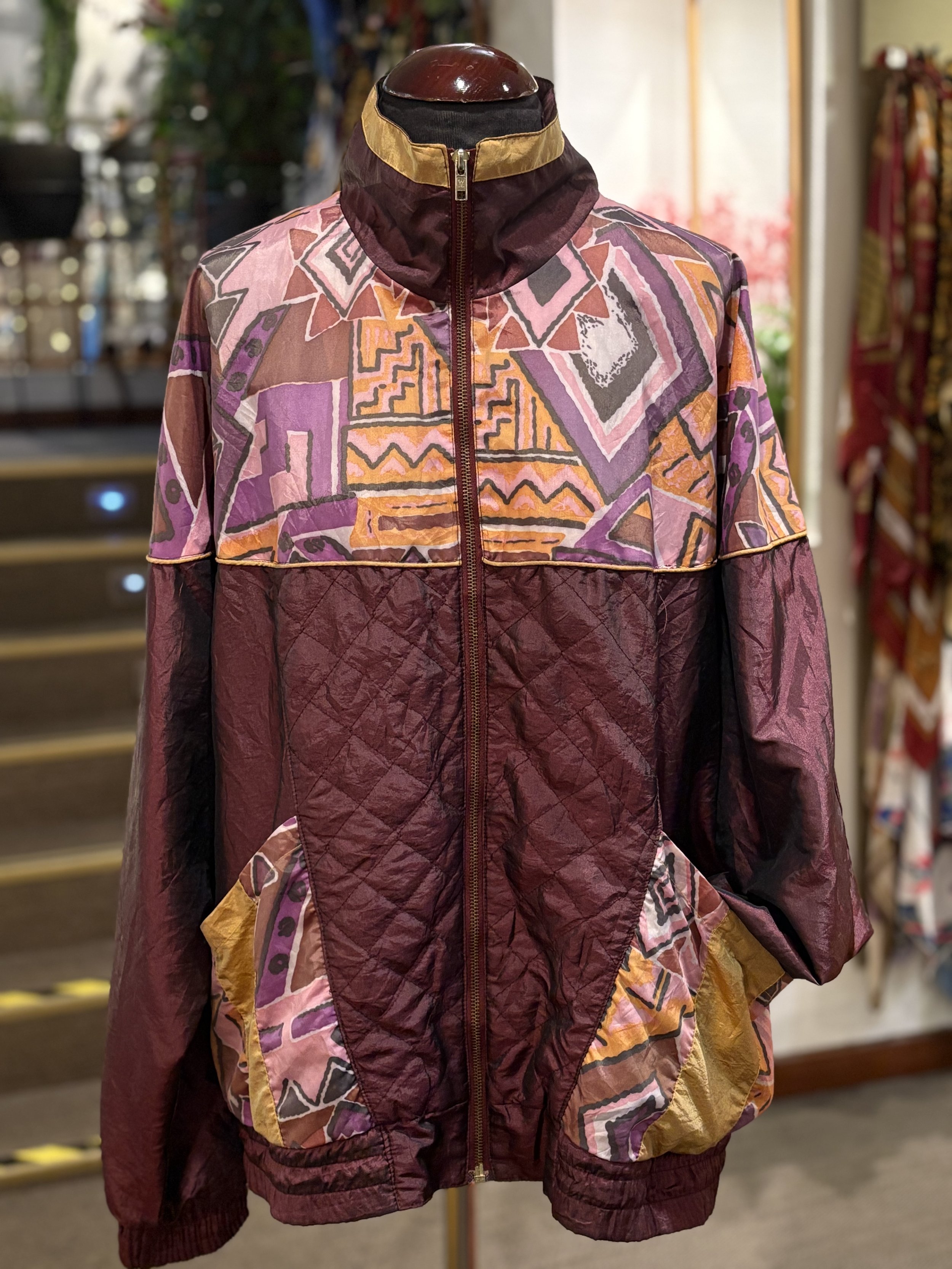 Crazy jacket vintage años 90 multicolor
