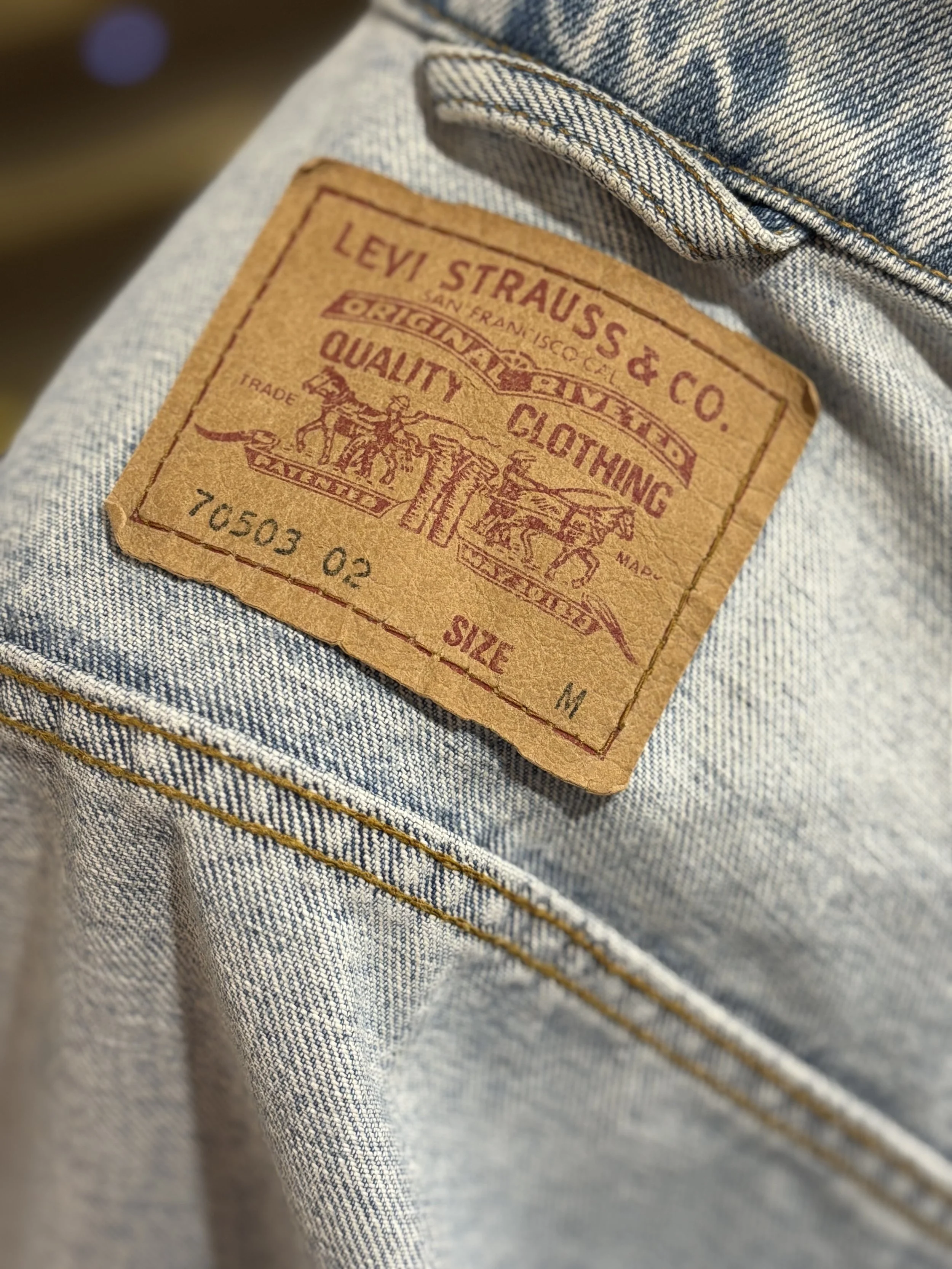 Chaqueta vintage vaquera de Levi Strauss años 90 denim jacket