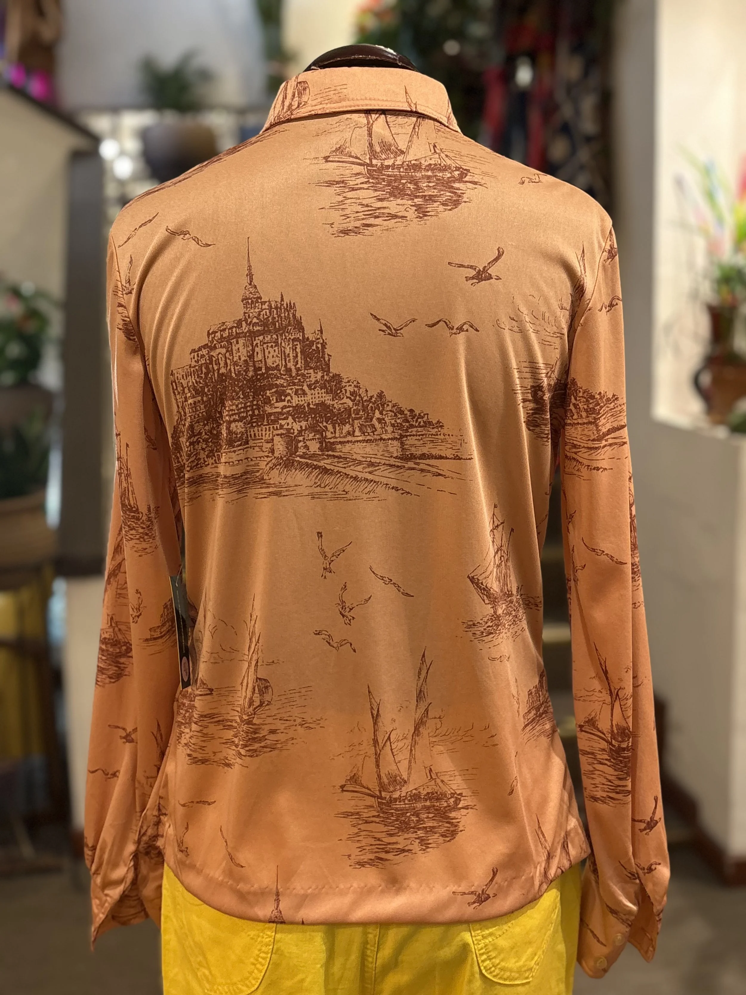 Camisa polera vintage de TGL STOCKHOLM años 70 made in finland